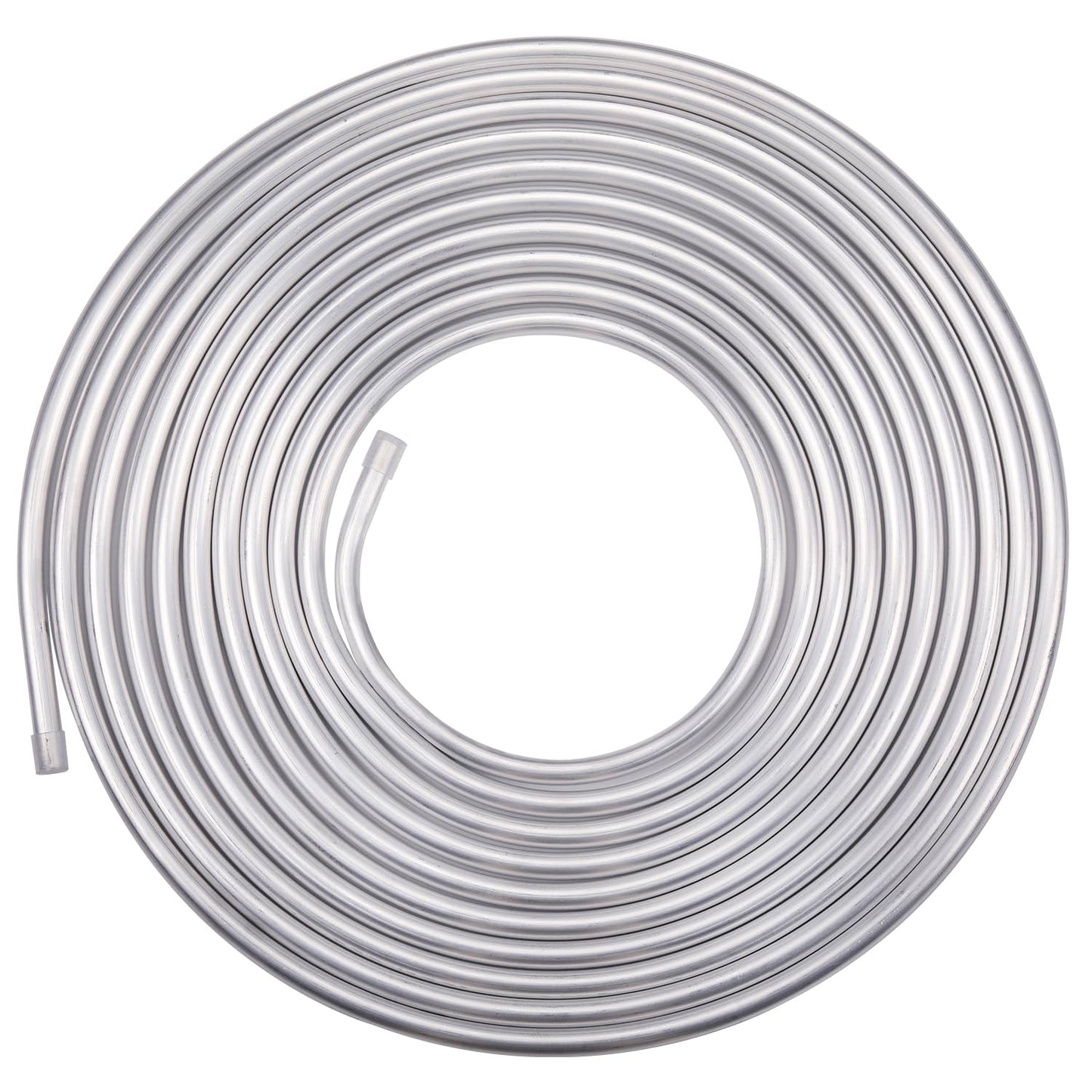 Podavelle 5/16 OD Aluminum Hard Fuel Line Hardline Tube Tubing Coil 25 Feet Roll