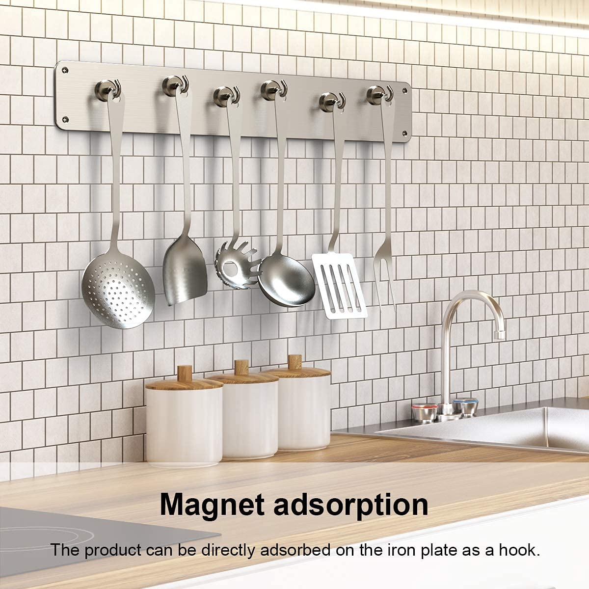 GREATMAG Magnetic Hooks Heavy Duty, 110 lbs Strong Hooks for Hanging, Magnets with Hook for Cruise Cabins, Grill, Fridge, Pack of 12