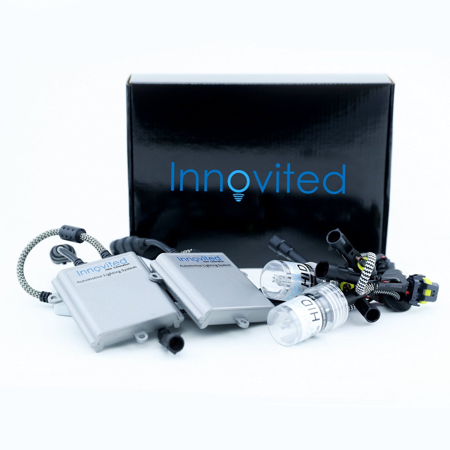 Innovited H7 3000K HID Xenon Bulb x 1 pair bundle with 2 x 55W Performance AC Digital Ballast (Golden Yellow)
