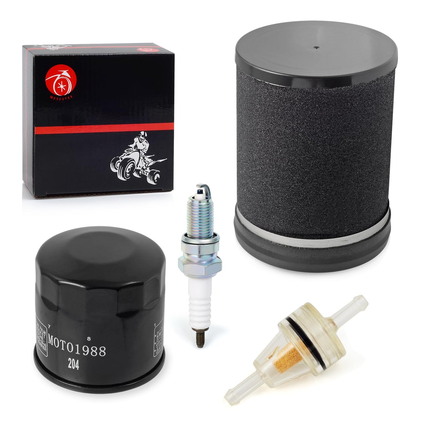 Air Filter Oil Filter Spark Plug For Kawasaki Prairie 360 KVF360 2x4 4x4 2003-2013 11013-1292