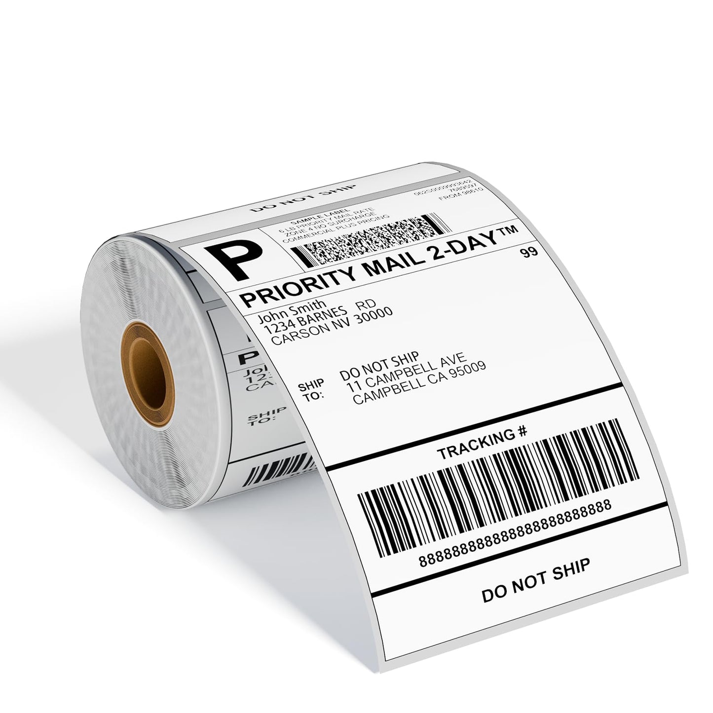 Omezizy 4x6 Thermal Labels, Shipping Address Label (Pack of 250 4x6 Roll Labels) - Compatible with JADENS, ASprink, Phomemo, Rollo, Zebra, Omezizy and Other Thermal Printers