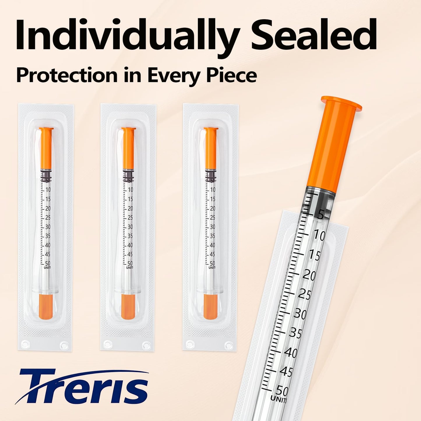 0.5ml 31G 5/16 Inch 8mm, Lab Tools Individually Wrapped 100 Pack