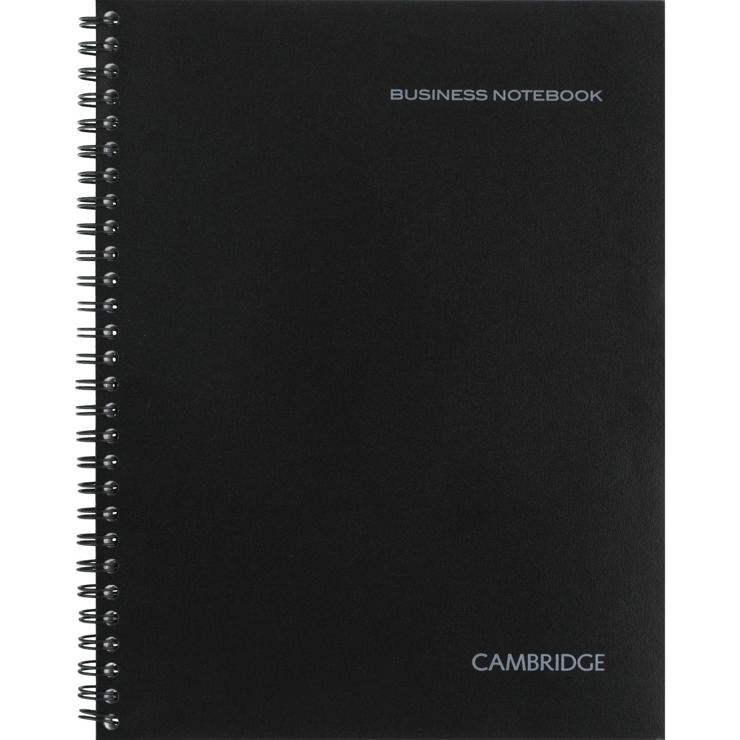 Cambridge Limited Professional Spiral Notebook NEW BUSINESS ADDITION, 3 Pack, Legal Ruled, 6-5/8" X 9-1/2" Page Size, 80 Sheets, Wirebound Office journal & Notebook for Women & Men, Black. CAM10-402