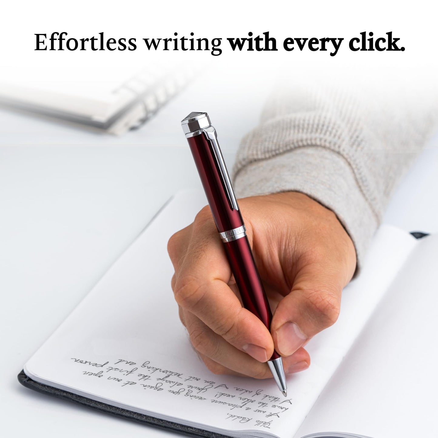 Ellington Pens Luxury Ballpoint Pen – Premium Quality, Smooth Writing Experience, Elegant Design, Includes 2 Ink Refills (Black & Blue) – Ideal for Professionals and Gift Giving