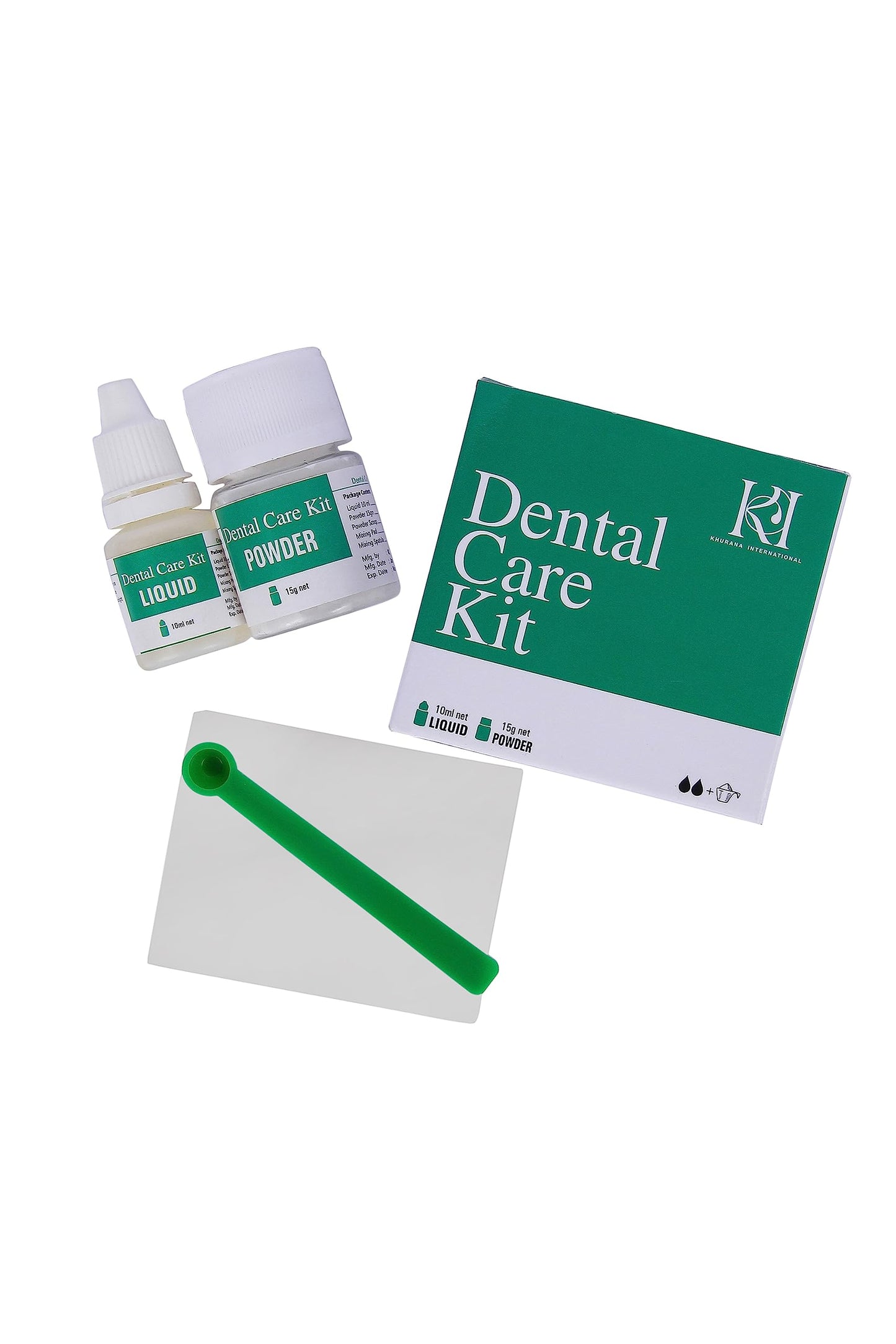 KI Zinc Oxide-Eugenol Dental Cement Kit for Crowns & Bridges Filling