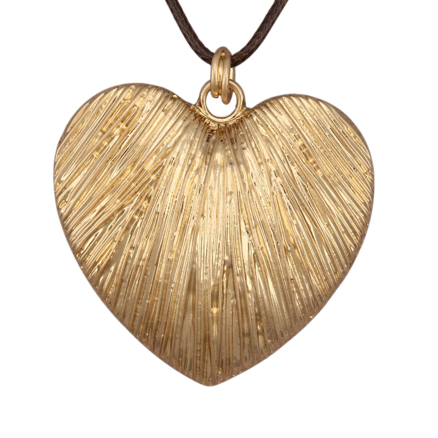 joymiao Boho Necklaces for Women Chunky Vintage Necklaces Large Pendant Necklace with Gold Heart Long Chain Bohemian Hippie Style