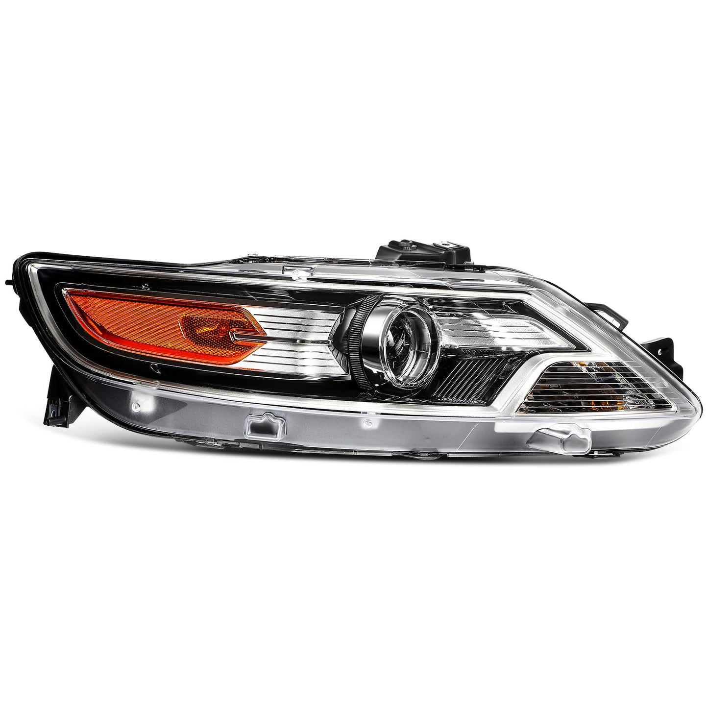 LBRST Headlight Assembly Fit 2008-2012 for Escape Black Housing Driver & Passenger Side Headlight 8L8Z13008B