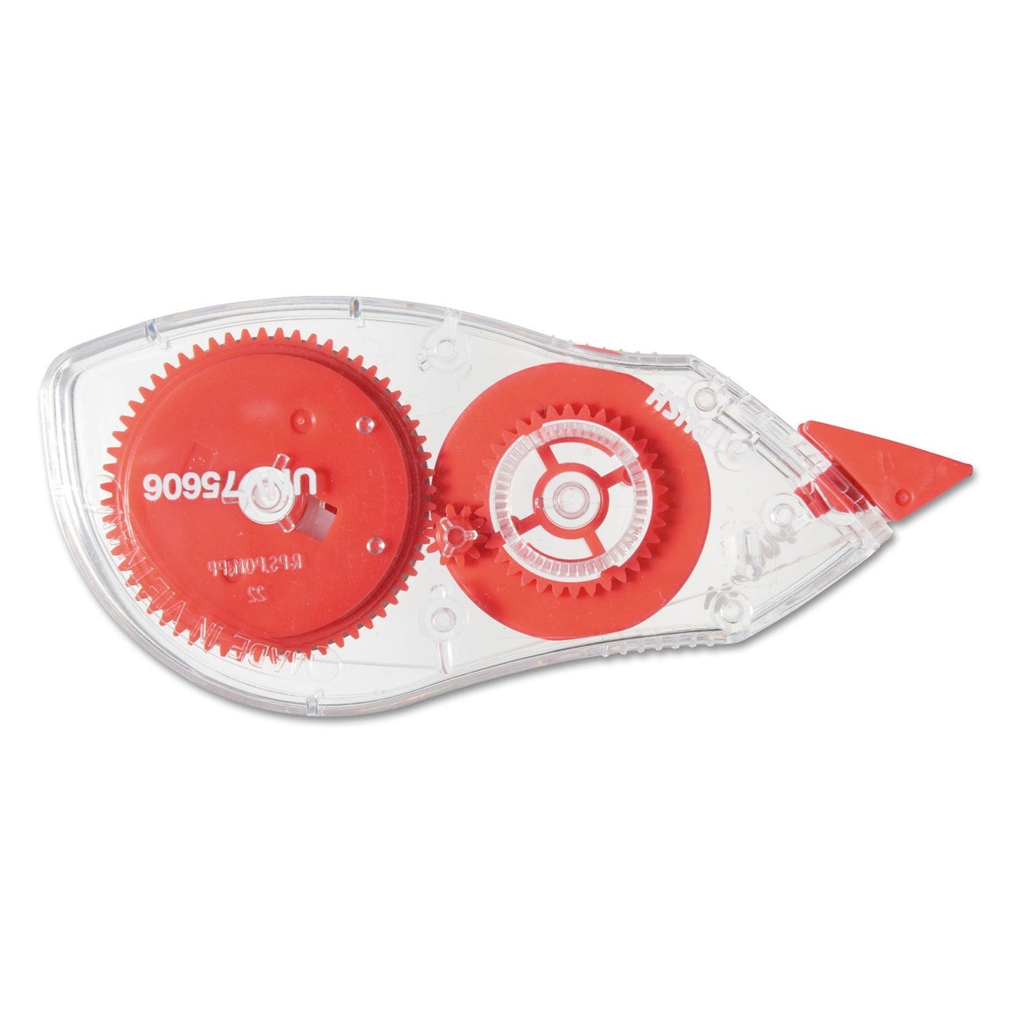 Universal 75606 Correction Tape with Two-Way Dispenser, Non-Refillable, 1/5-Inch x 315-Inch , 6/Pack