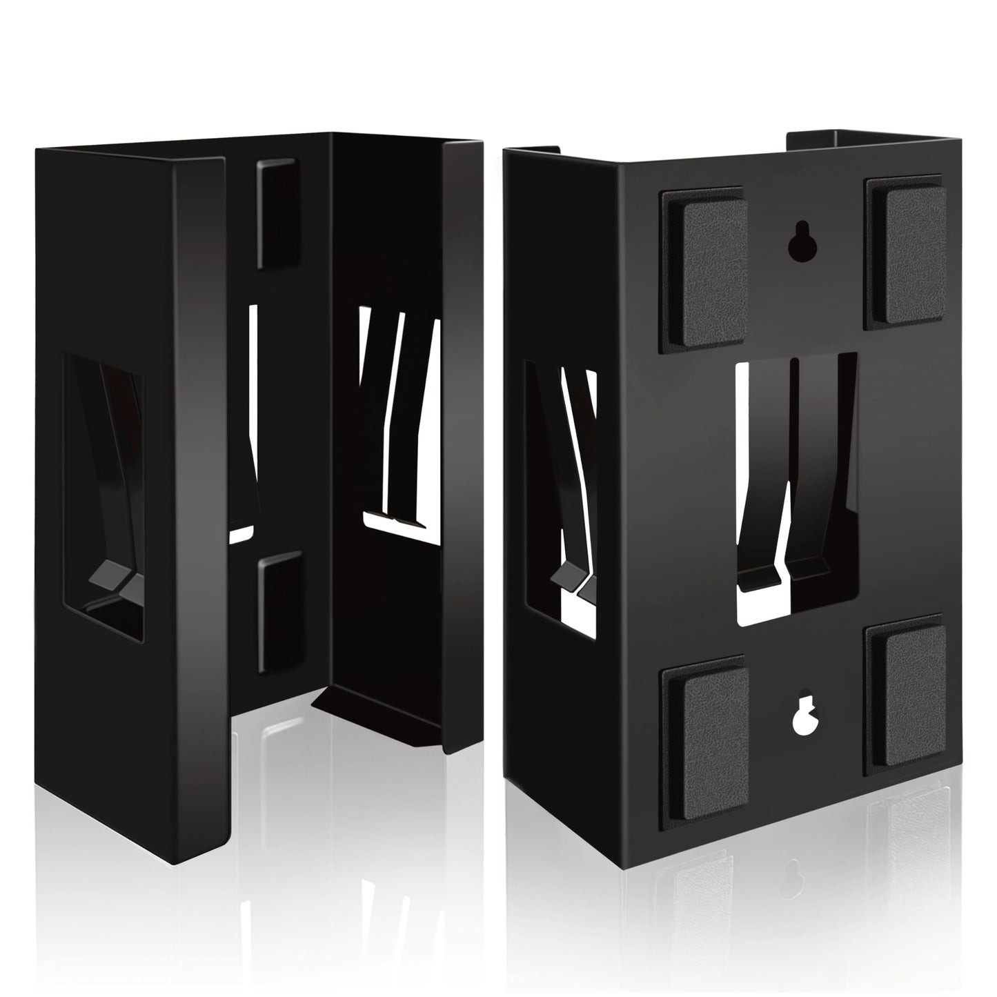C&T 2 Piece Magnetic Glove Box Holder, Tissue Dispenser, Holds Boxes of Gloves, Towels, Wipes and Tissues,Suitable for Wall mounting, toolboxes, garages, workshops, Offices and Kitchens