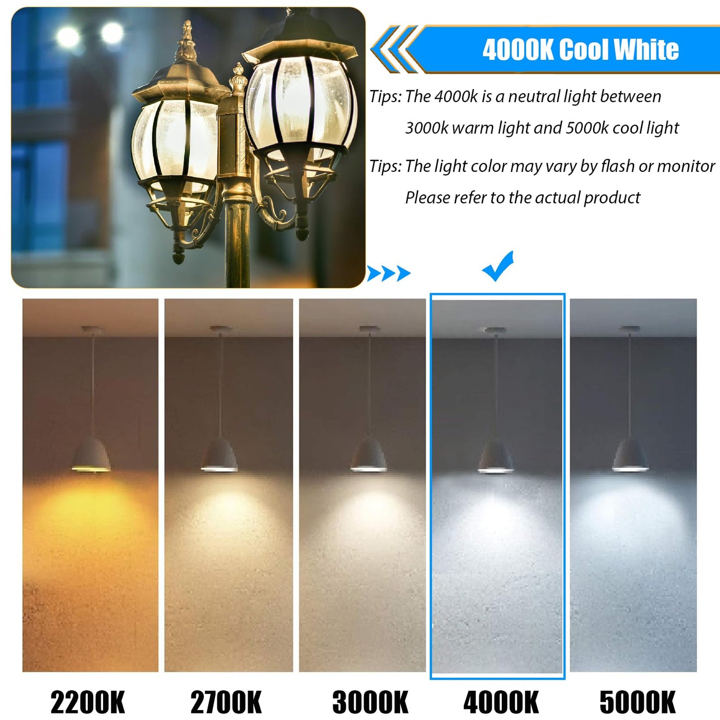 winsaLED 16 Pack LED Edison Bulbs 40W Equivalent, 4000K Cool White Dimmable ST19 Light Bulb, 4W LED Filament Bulb, 450LM E26 Vintage Bulbs for Ceiling Light Fixtures