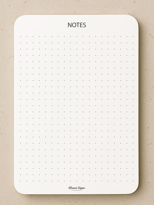 CLEVER SIGNS Memo Pads A6 Size (5.8" x 4.1") – 4-Pack, 50 Sheets Each, Premium Quality Paper with Cardboard Back Support – Perfect for Planning, Note-taking, Journaling, and Organizing