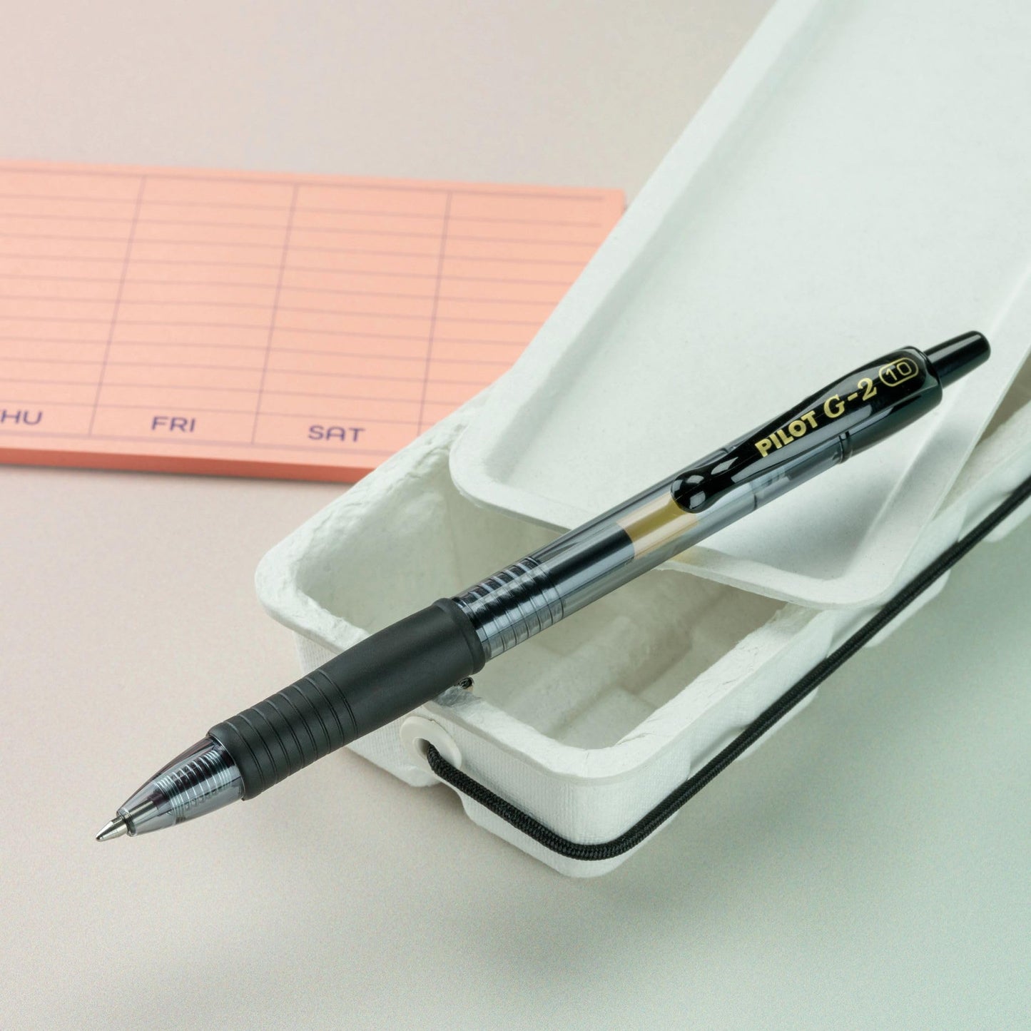 PILOT G2 Premium Refillable & Retractable Rolling Ball Gel Pens, Bold Point, Black Ink, 12-Pack (31256)