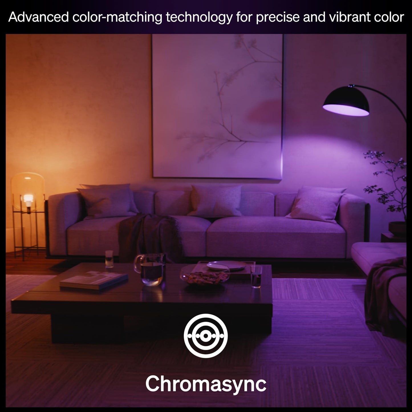 Philips Hue Smart LED A21 Bulb,White and Color Ambiance, E26 Base,13.5W, Full Spectrum Light 1000K-20000K,1600 Lumens, Dimmable, Compatible with Alexa, Google, Apple Home, 2pk