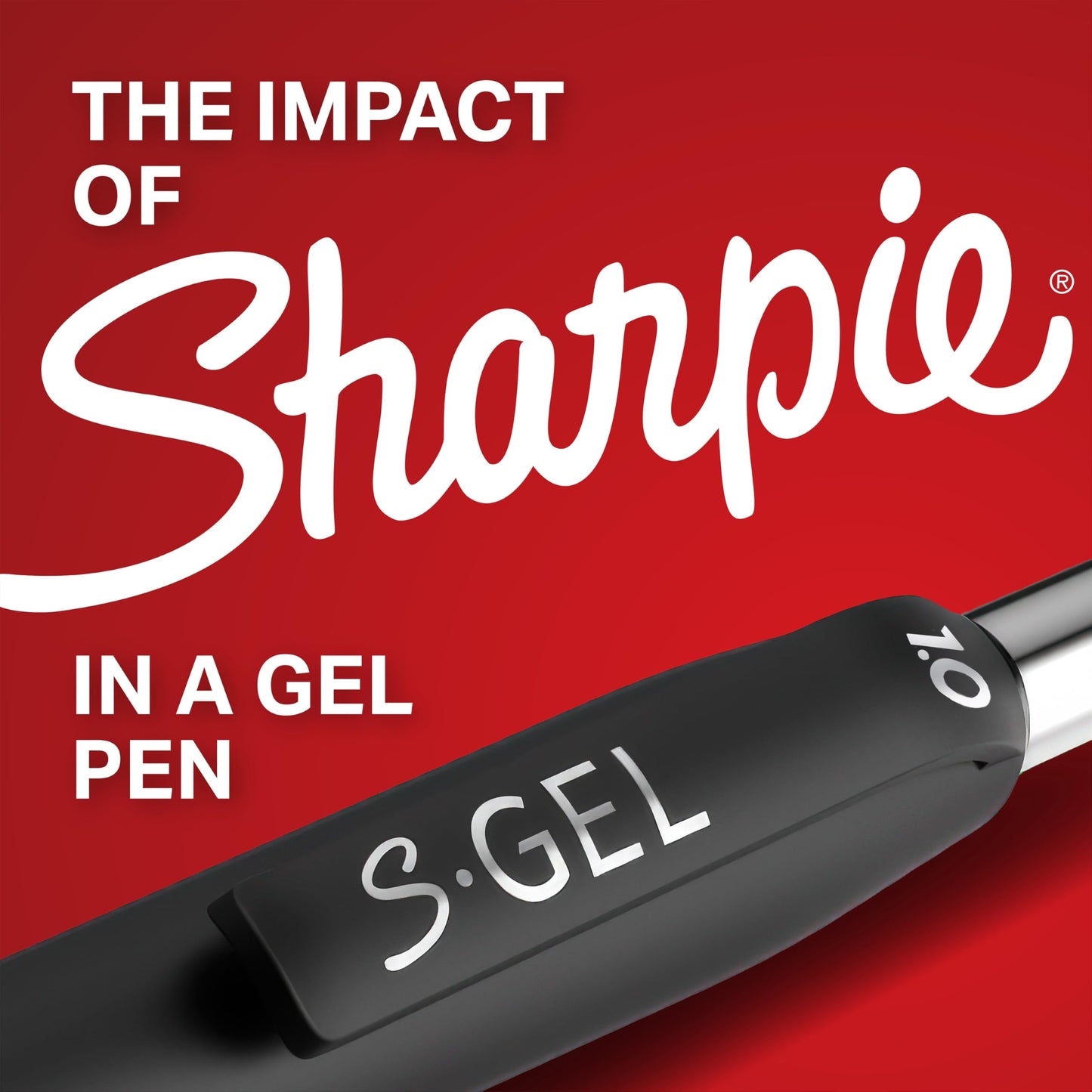Sharpie S-Gel Gel Pens, Black Barrel, Medium Point (0.7mm), Black Gel Ink Pens, 12 Count - Home, Office, School, Journaling, Writing, Note-Taking, Teacher Supplies