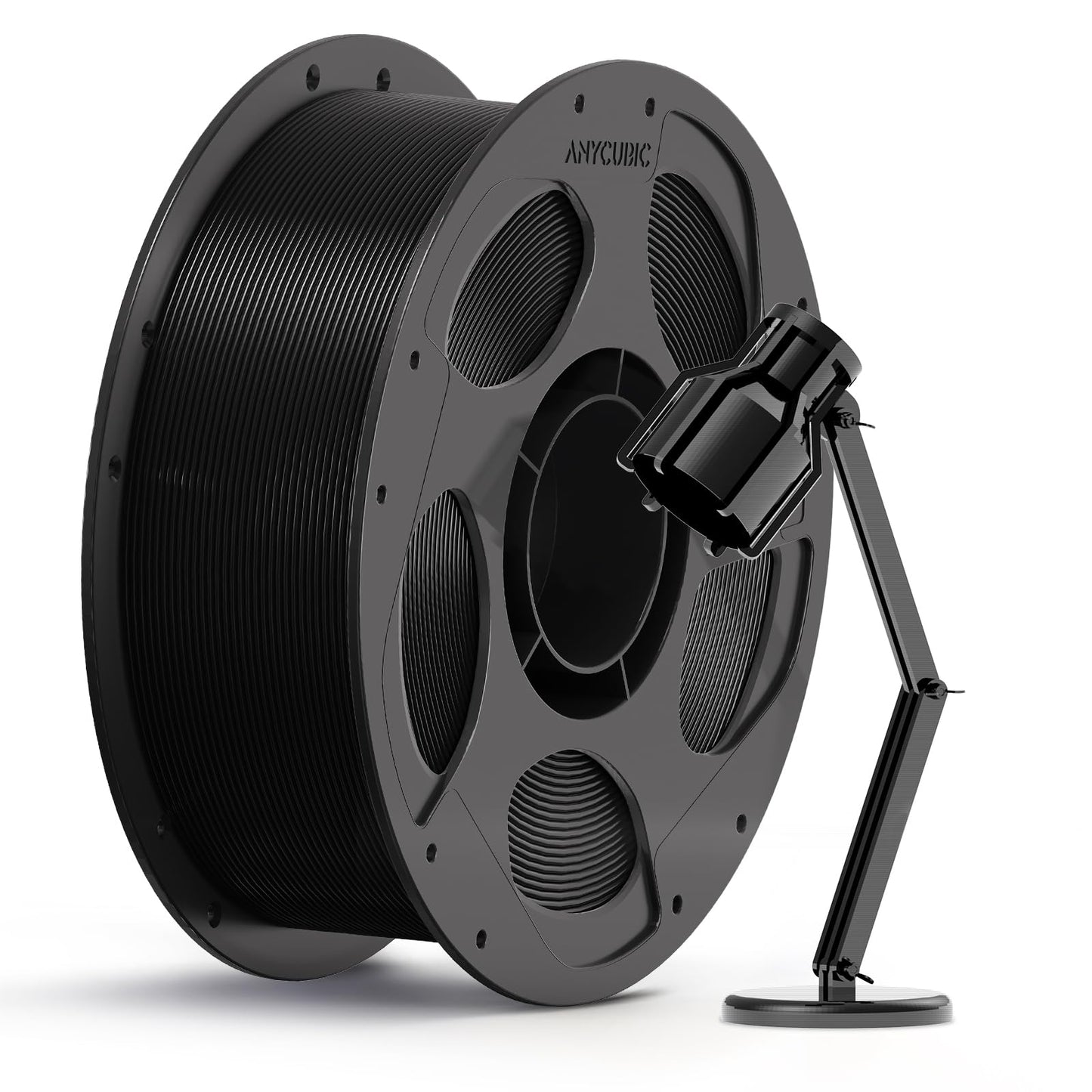 ANYCUBIC PC Filament 1.75mm, Tough and Long-Lasting Polycarbonate 3D Printer Filament, Accuracy +/- 0.02mm, Fit Most FDM 3D Printer, 1KG Spool, Black
