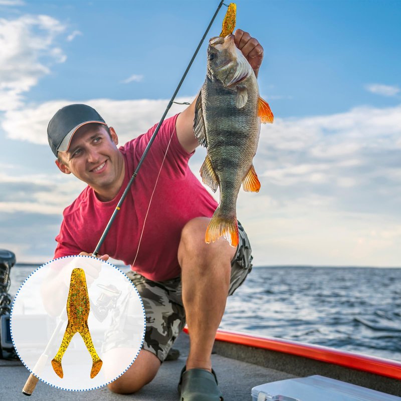 Teyva Daily 6 Pcs Topwater Frog Lure for Bass Fishing 4.13 Inch Rabbit Frog Fishing Lures Gear Soft TPE Plastic Floating Bait with Weedless Hooks for Freshwater Saltwater Bass Trout