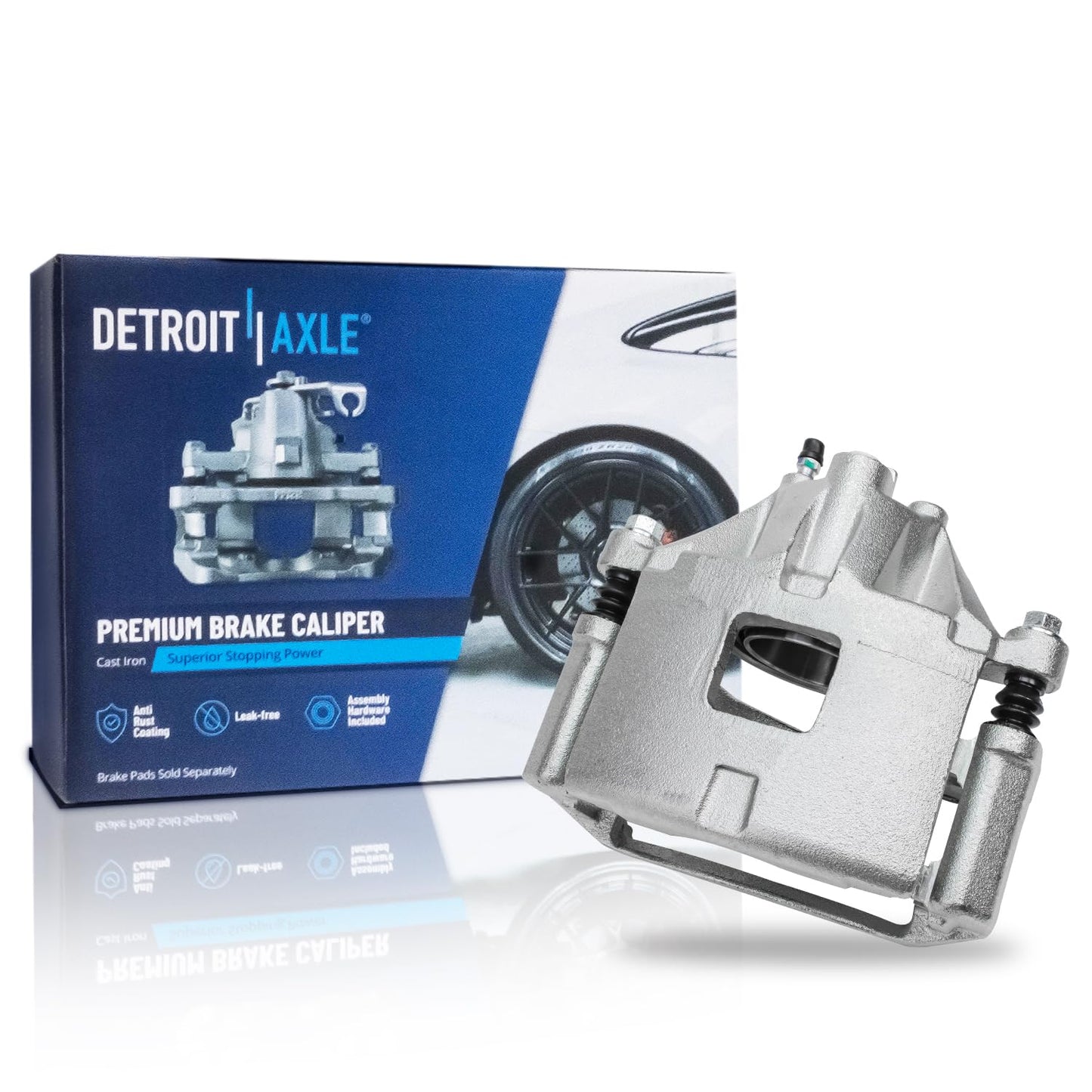 Detroit Axle - Front Right Brake Caliper for Chevy Impala Monte Carlo Buick LeSabre Park Avenue Riviera Cadillac DeVille Eldorad