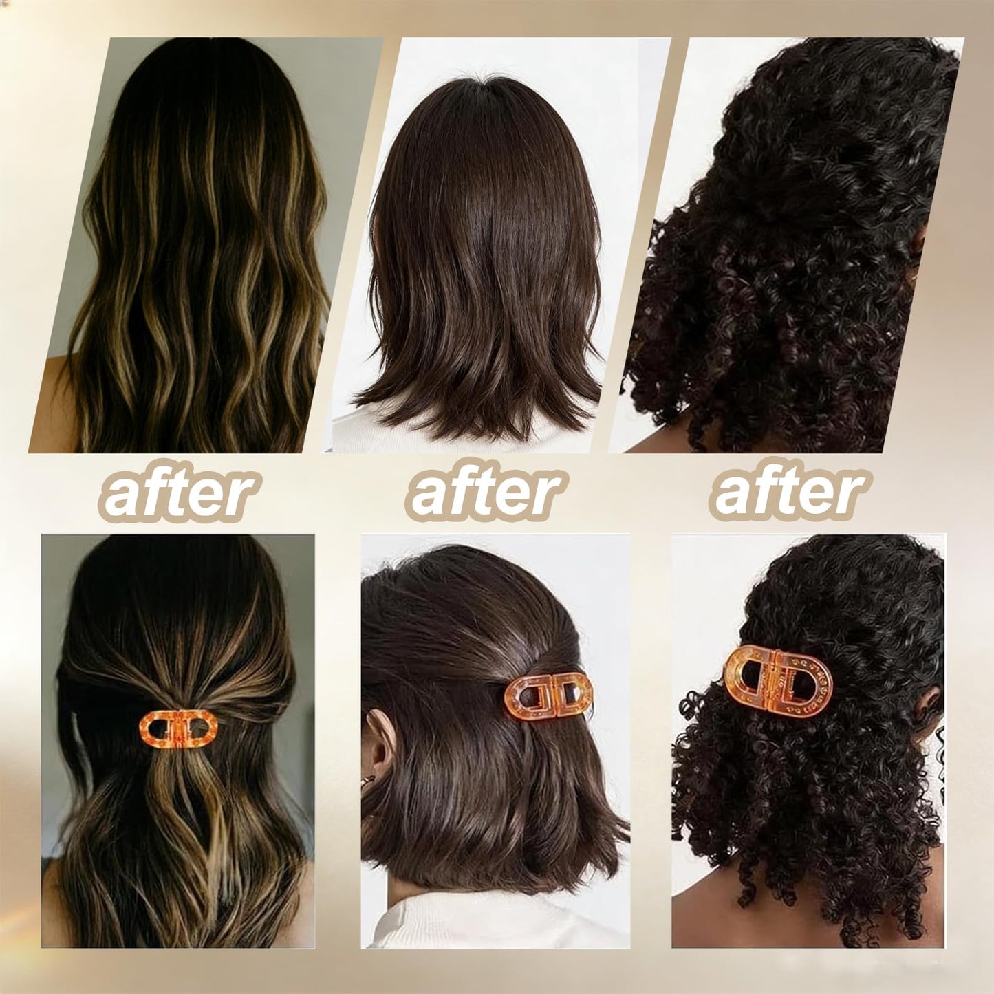 4Pcs Magnetic Hair Clips – Strong Hold No-Slip Magnetic Hair Styling Clips,Seamless 2-in-1 Design for Easy Everyday Hairstyles,Clip No Crease,Gentle on All Hair Types Strong Hold