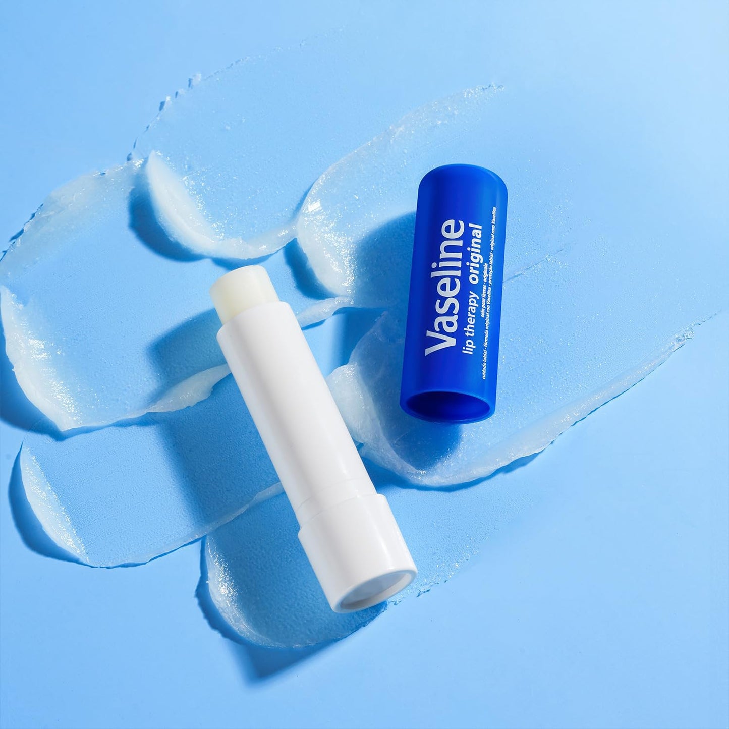 Vaseline Original Healing Jelly 2-Pack – Skin Protectant with 100% White Petrolatum + Original Lip Therapy for Soft, Smooth Lips