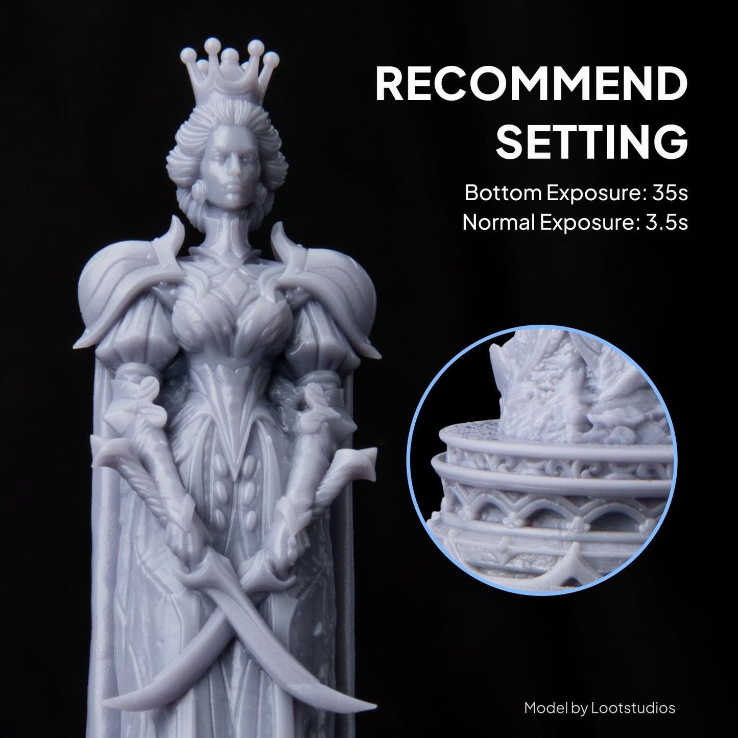 ELEGOO Water Washable 3D Printer Resin LCD UV-Curing Resin 405nm Standard Photopolymer Resin for Mars Saturn Jupiter MSLA DLP LCD 3D Printing 2000Gram Clear Blue