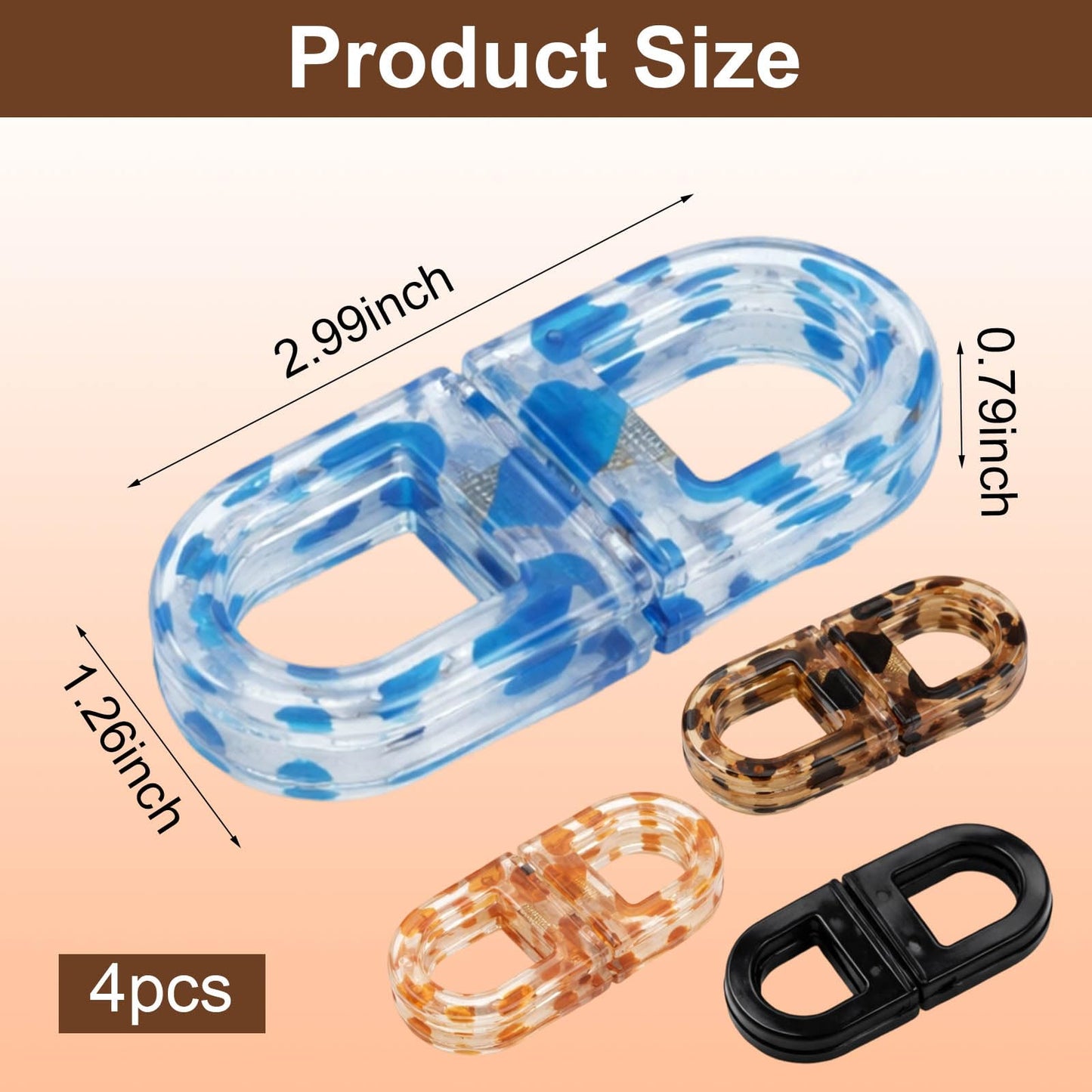 Set of Four ABS Hair Clips，Magnetic Hair Clips, Magnetic Bow Clip Accessories for Women, Create Half-Up Hairstyles During Daily Commute and Exercise