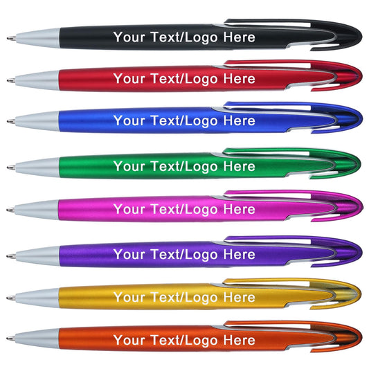 ZIMYA Customize pen, Personalized Ballpoint Pen, Custom Printed Text/Logo Name, Timeless Advertising, Black Ink (Multicolor, 1 count(pack of 1000))