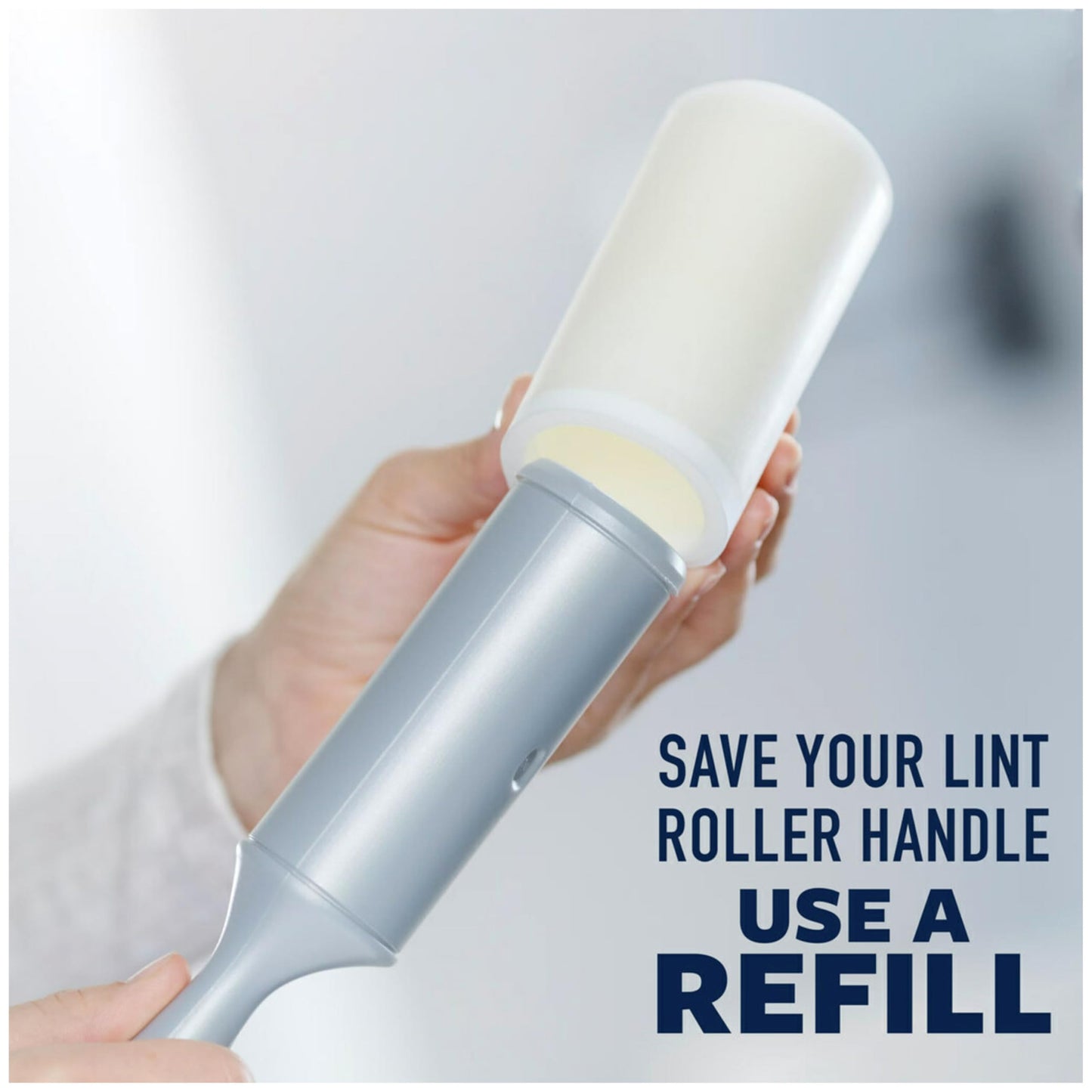 Scotch-Brite Everyday Clean Lint Roller Refills 6 Roller Refills 420 Sheets White
