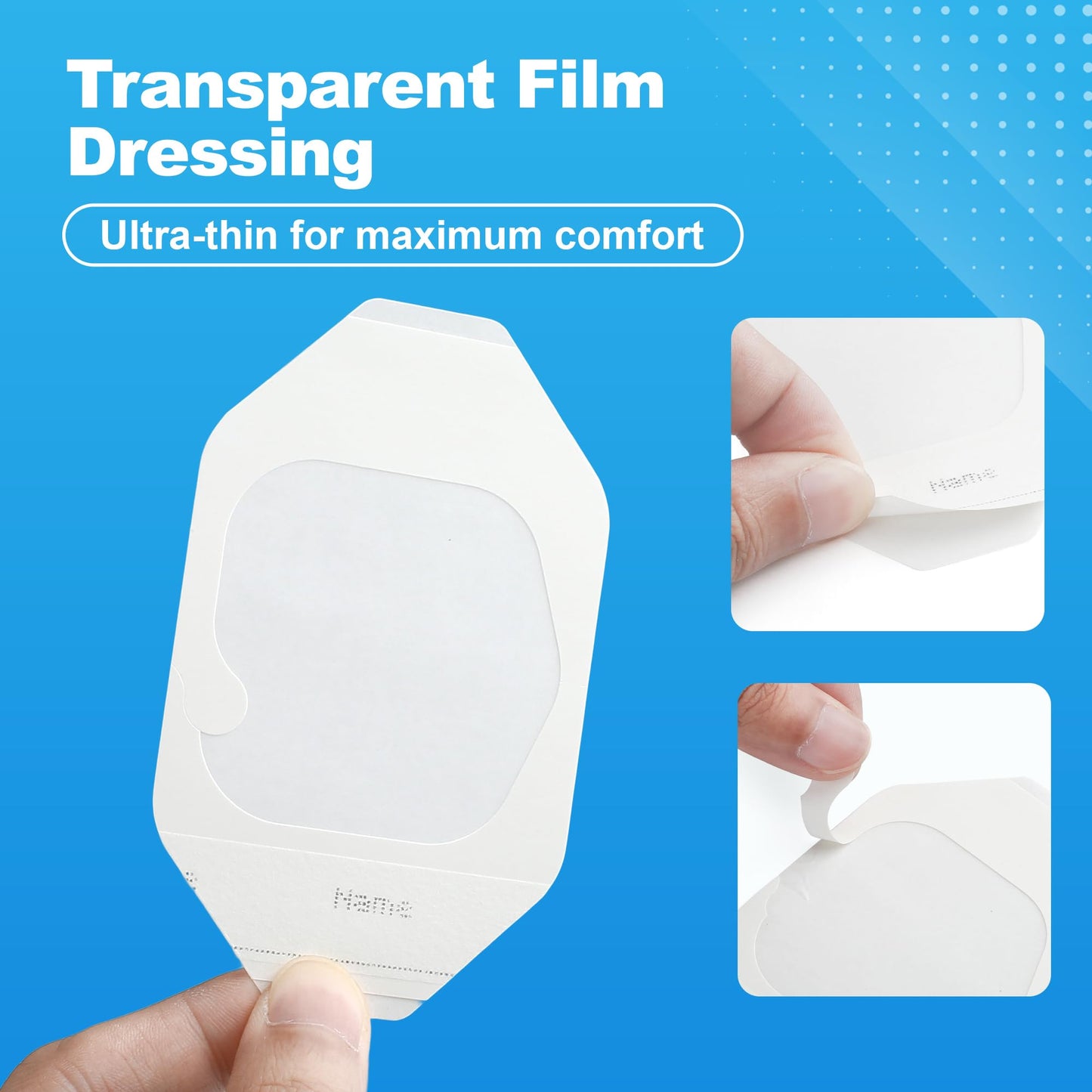 LotFancy Transparent Film Dressing, 2.37" x 2.75", 110PCS, Waterproof Wound Cover, Sterile Adhesive Clear Bandage for Tattoo Aftercare, IV Catheters, Post-Surgical Showering, Medical Devices