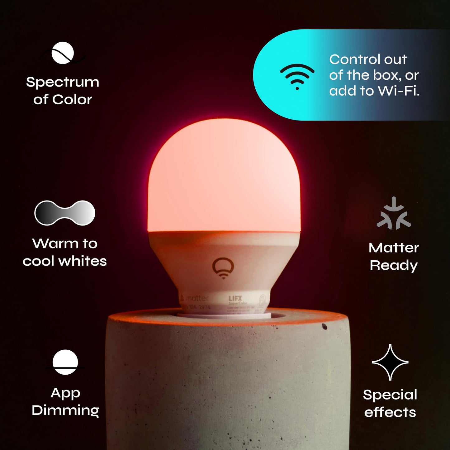 LIFX Color, E26 Edison Screw