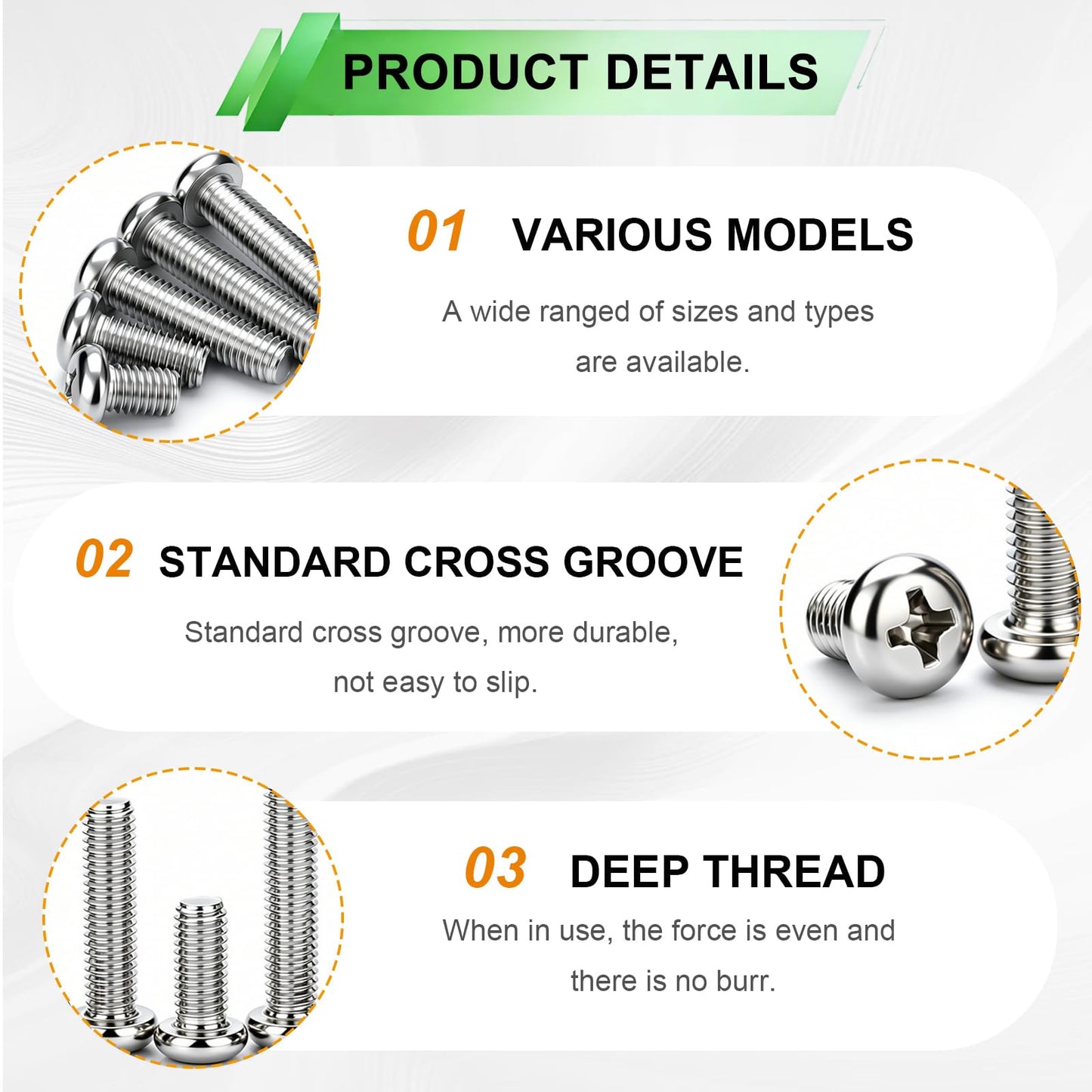 Ruibapa 1680pcs Nails and Screws Assortment Kit,3/4"-2" Hardware Nails,M3/M4/M5/M6 Machine Screws,#6#8 High Hardness Wood Screws,Assorted Screws, Common Nails with Handheld Box