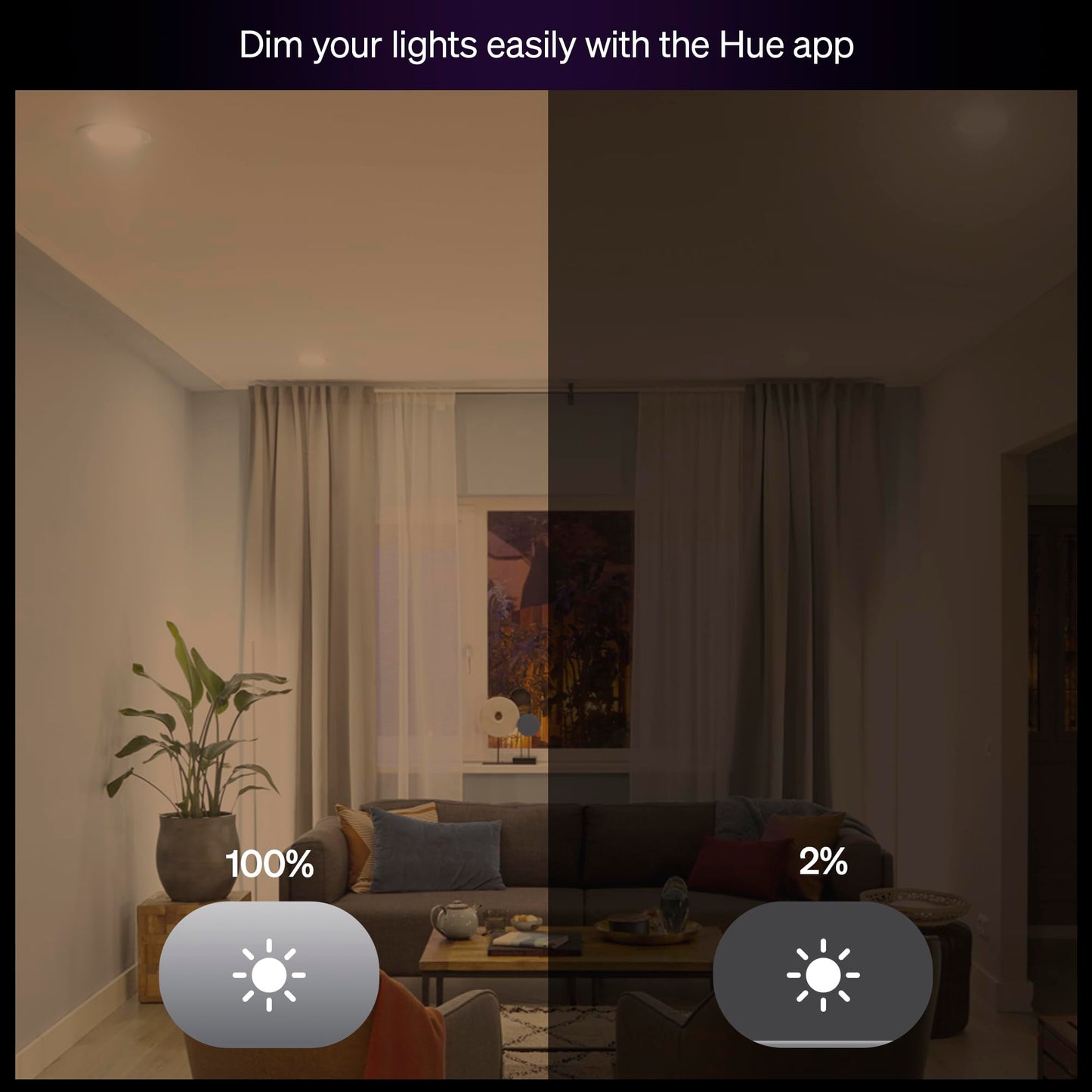 Philips Hue Essential Smart LED BR30 Bulb 1-Pack, White and Color Ambiance, E26, 7.2W, 2200K-6500K, 650 Lumens, Dimmable, Works with Alexa, Google Assistant, Apple Home