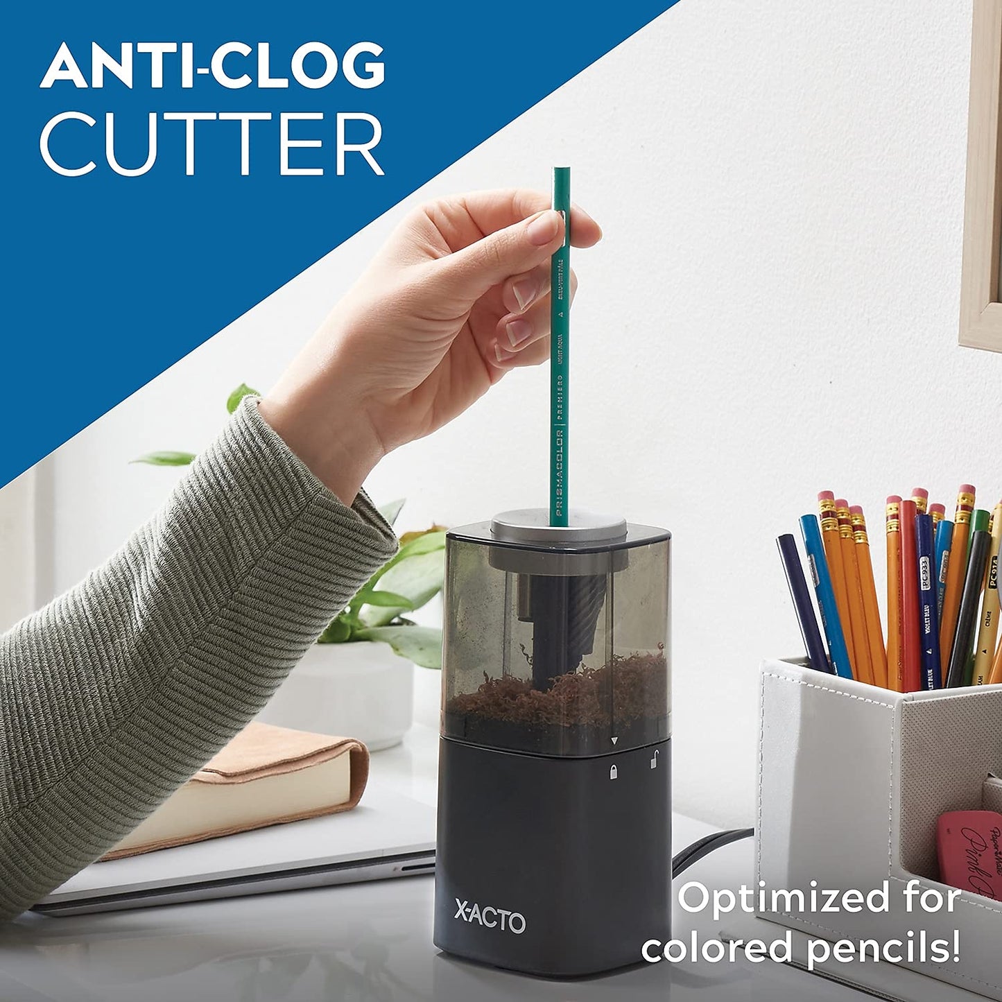 X-ACTO® Powerhouse® Electric Pencil Sharpener Black