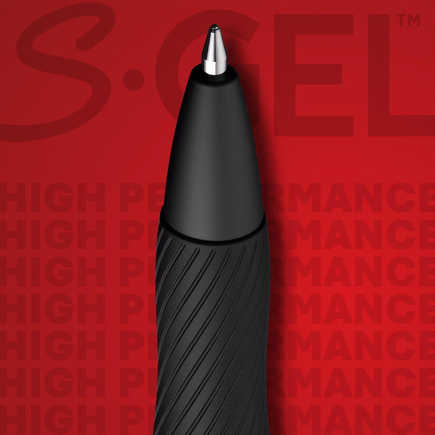 Sharpie S-Gel Gel Pens, Black Barrel, Medium Point (0.7mm), Black Gel Ink Pens, 12 Count - Home, Office, School, Journaling, Writing, Note-Taking, Teacher Supplies