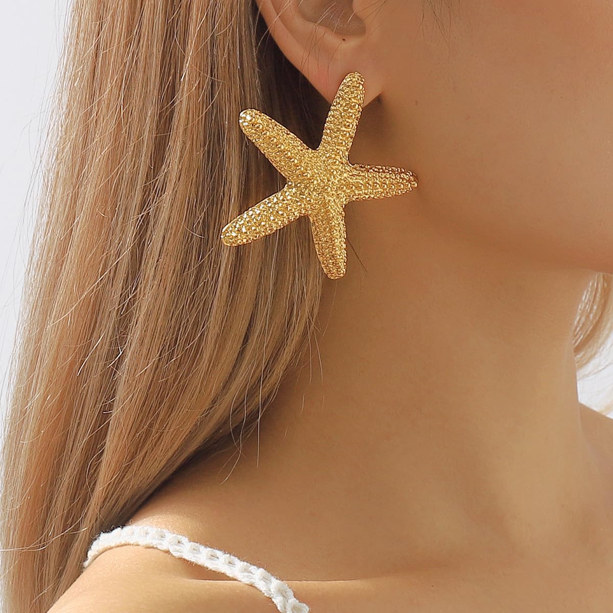 Sora Tuki Starfish Earrings for Women Beach Earrings Ocean Beachy Earring Summer Beach Jewelry for Women