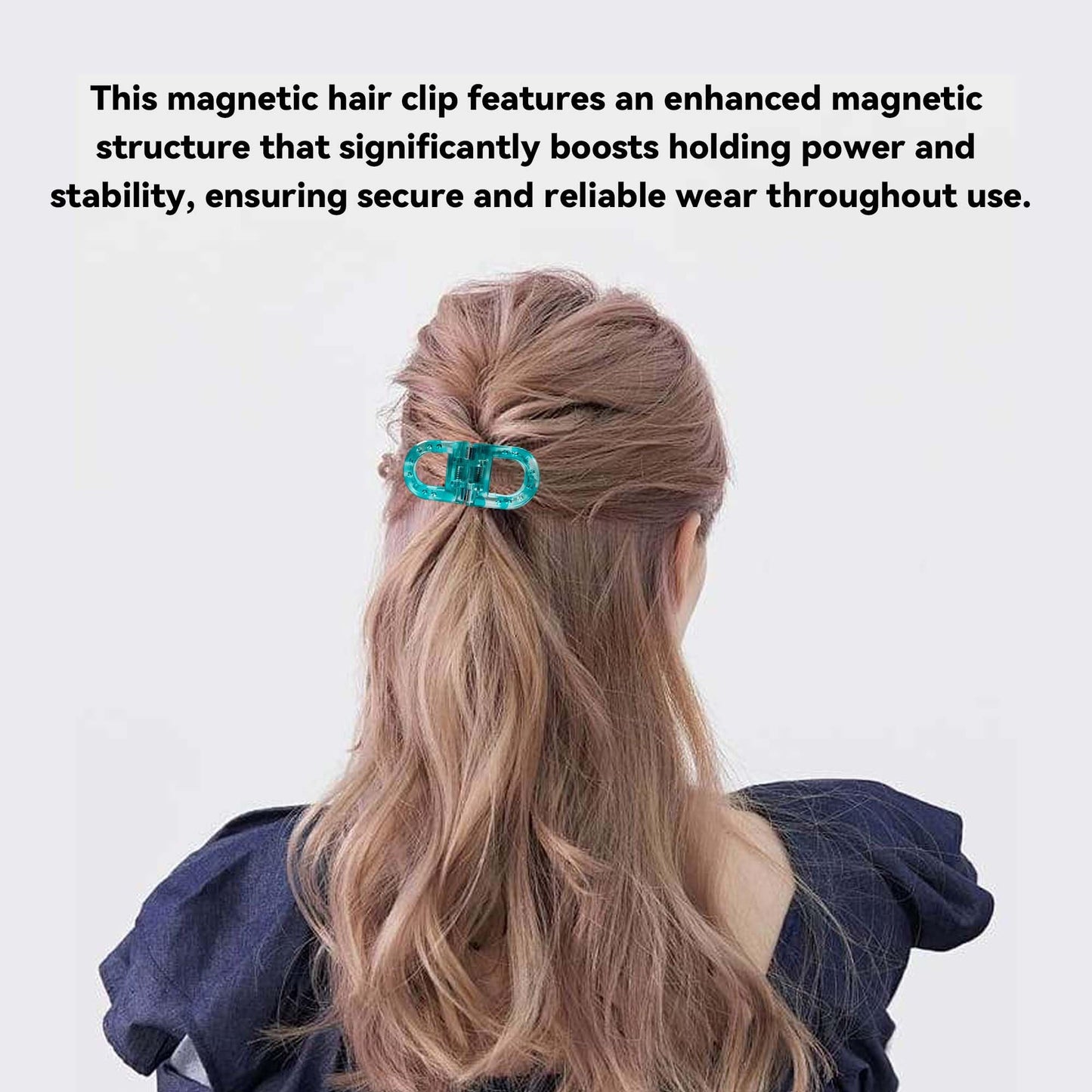 Upgrade Magnetic Hair Clips,Strong Hold Magnetic Styling Clips,Suitable for various hair types and everyday styling (E)