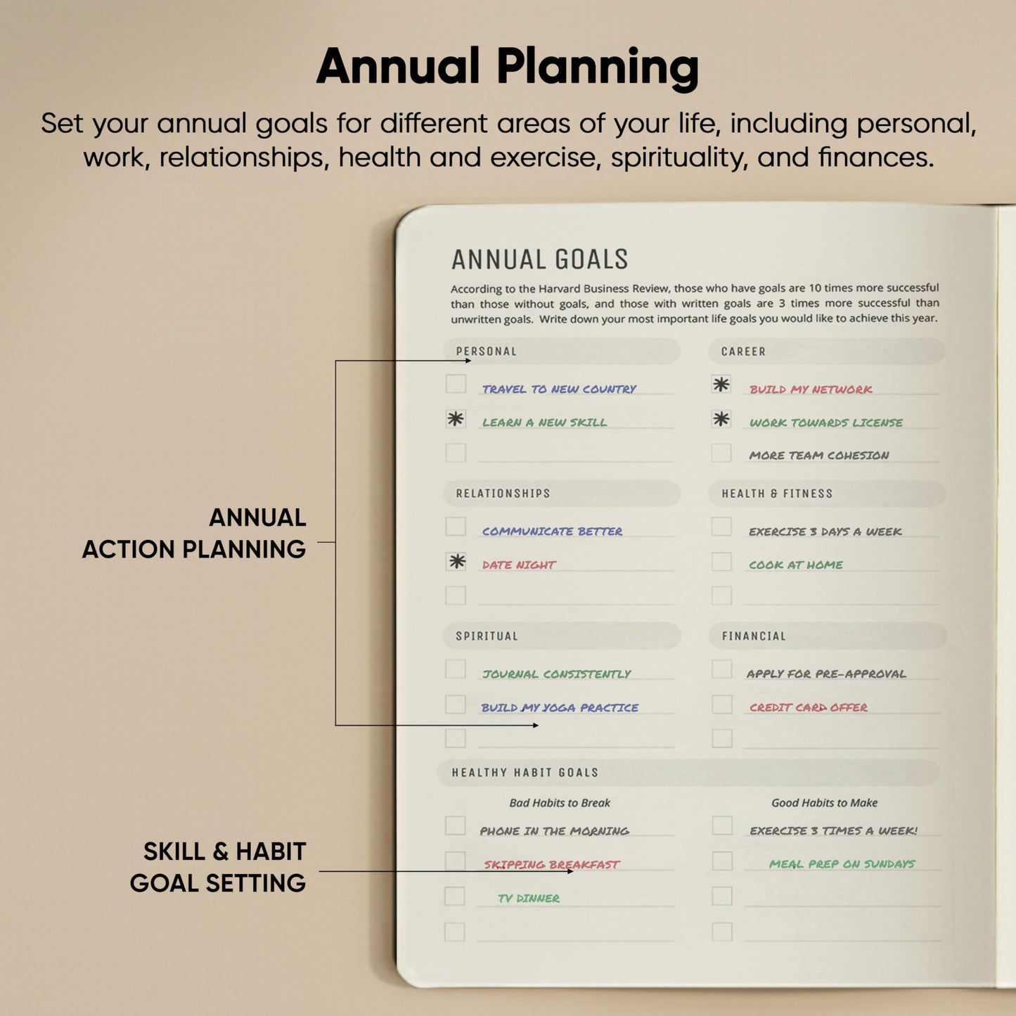 Hourly Planner & Appointment Book (8.5” x 11”) - Premium Hourly Planner with Daily Schedule & 30-Minute Time Slots for Better Time Management by PRODUCTIVITY STORE (A4, Black)
