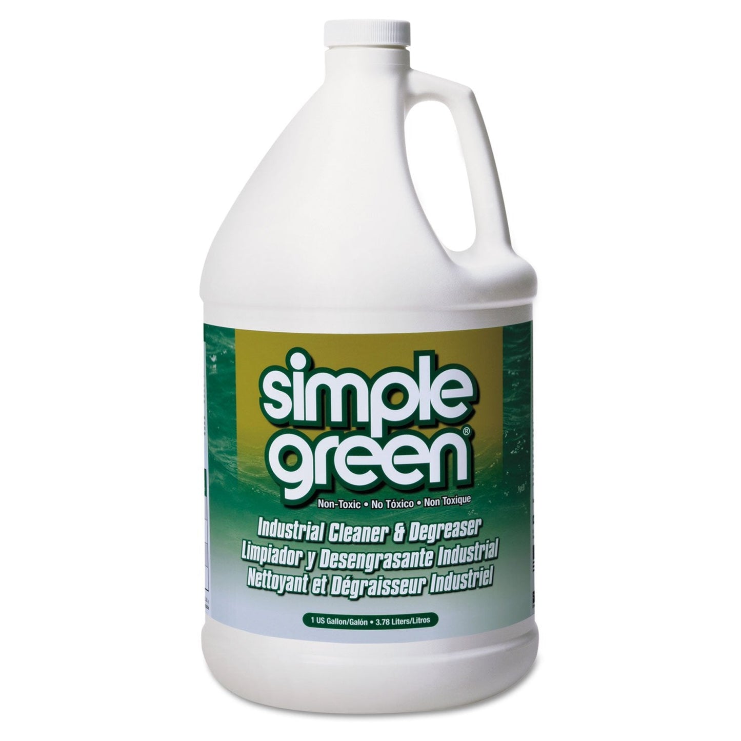 Simple Green 13005CT Industrial Cleaner & Degreaser, Concentrated, 1 gal Bottle (Case of 6)