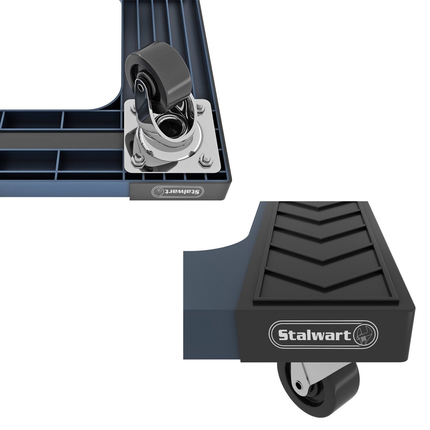 Dolly Cart - Moving Cart with Heavy-Duty Roller Wheel Casters - Holds up to 1000lbs for Moving Furniture, Appliances, and More by Stalwart