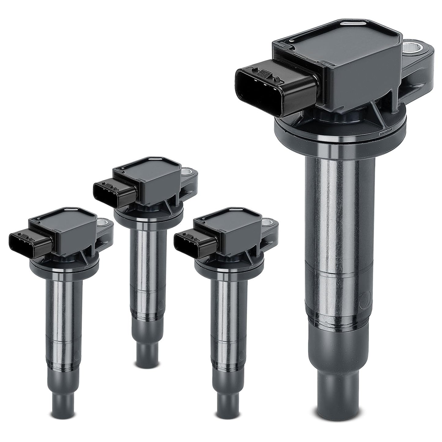 YHTAUTO Set of 4 Ignition Coil Packs Compatible with Scion XA XB 2004-2006, Toyota Echo 2000-2005, Yaris 2004-2018, Prius 2001-2