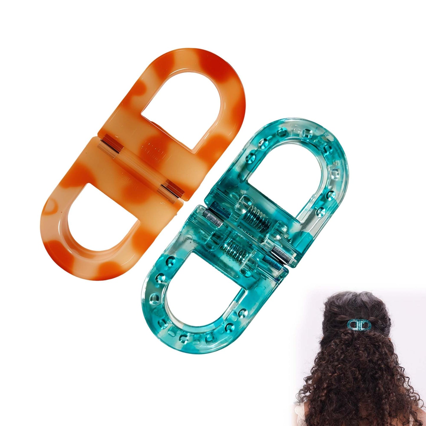 Upgrade Magnetic Hair Clips,Strong Hold Magnetic Styling Clips,Suitable for various hair types and everyday styling (D)