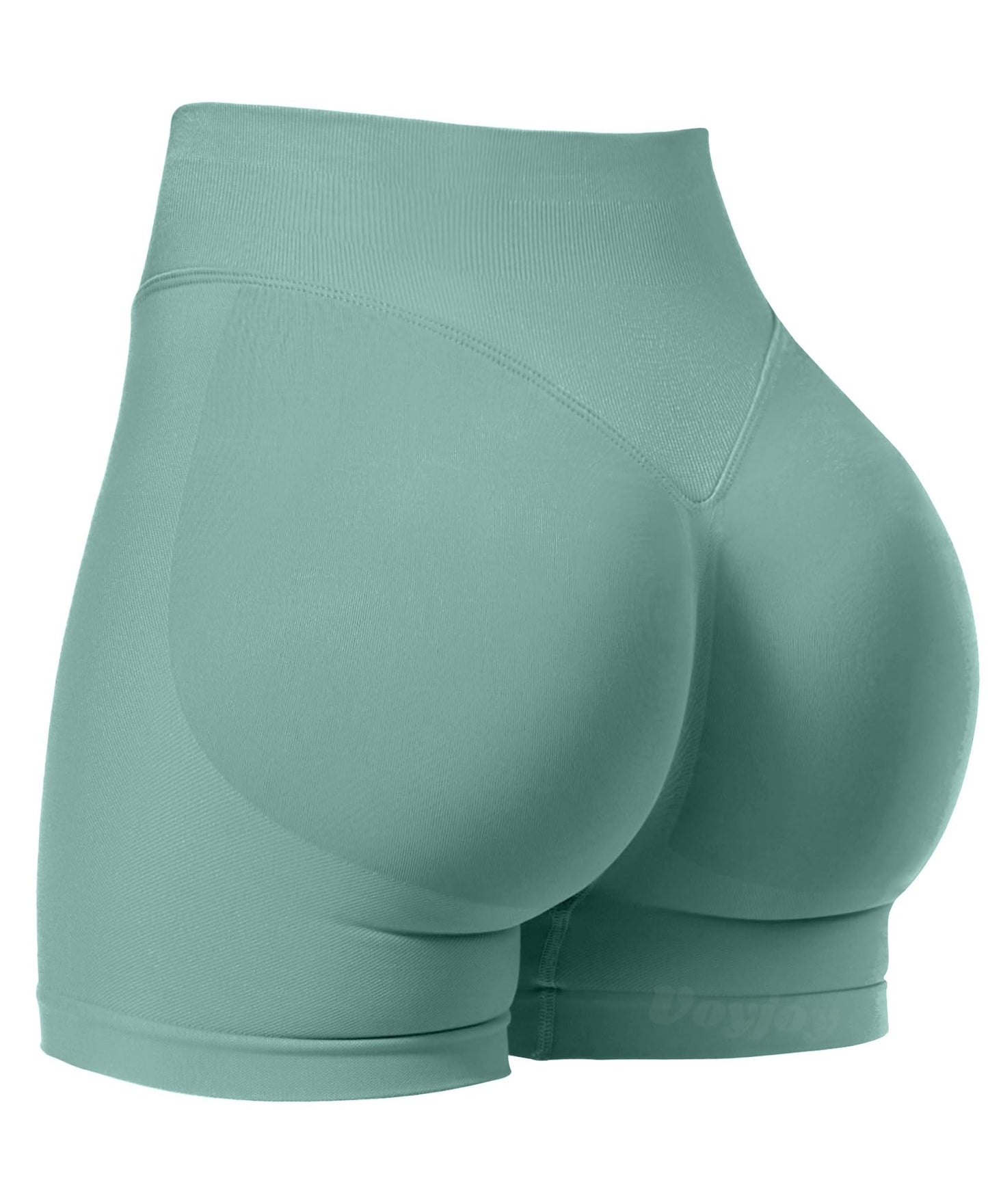 VOYJOY Women Workout Impact Shorts 2.5"/ 3.6"/ 4.5"/ 6" Scrunch Butt Lifting Gym Seamless Booty Biker Shorts