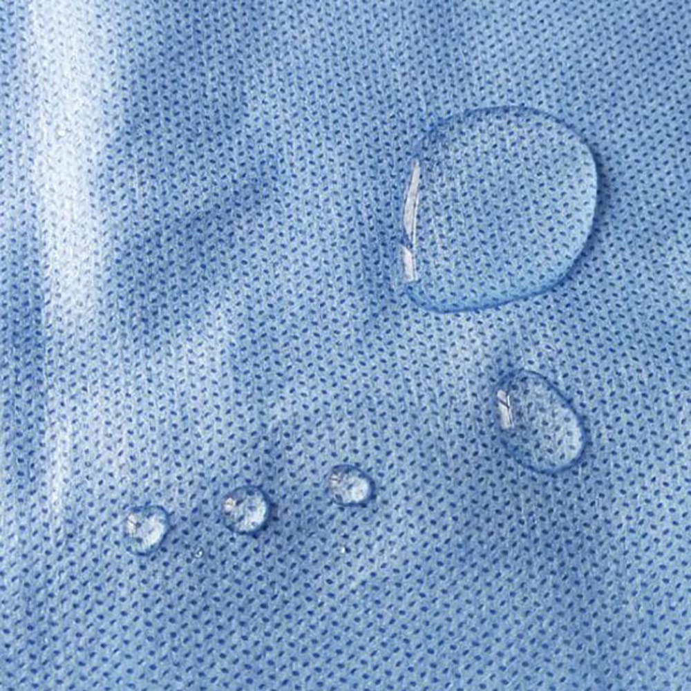 Disposable PPE Isolation Medical Gowns – Level 2, Full Back Coverage, Double Tie Closure, SMS 35g Material, Knit Cuffs, Unisex, Professional Blue for Healthcare & Lab Use (200)