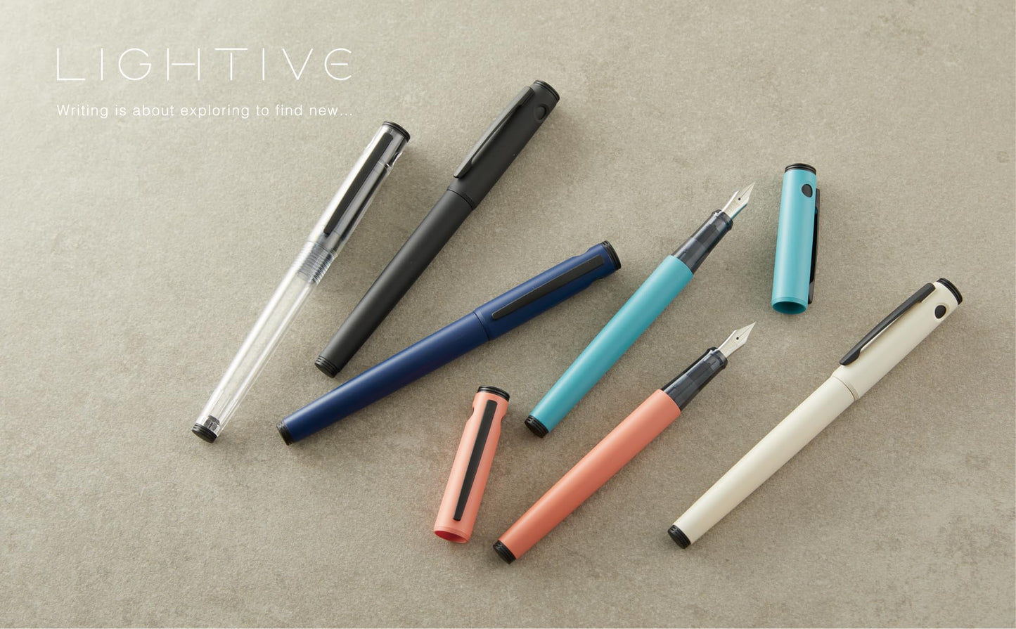 Pilot PFLT1MBF PILOT Writive Fountain Pen, Fine Point, Matte Black