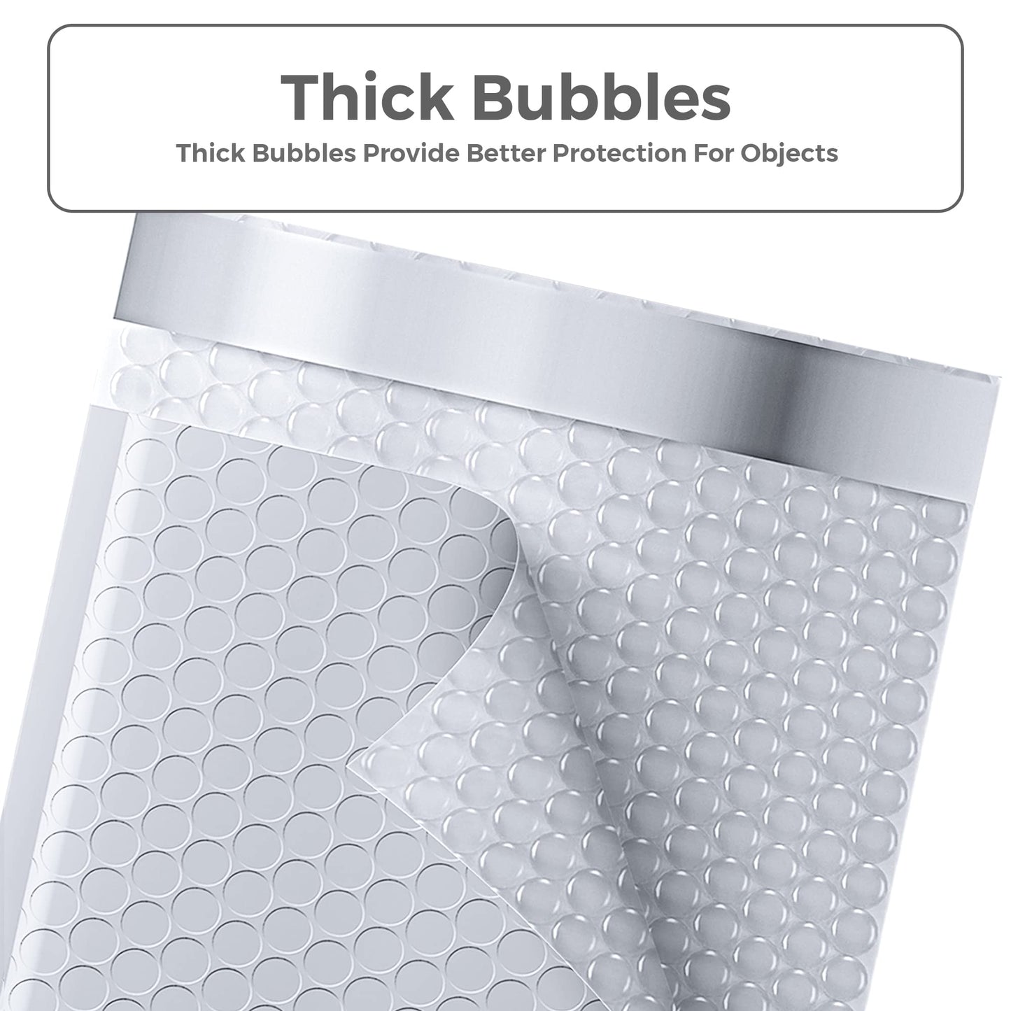 METRONIC 8.5 x 12 Bubble Mailers 40 Pack, White Bubble Mailers, Strong Adhesion Padded Envelopes, Shipping Envelopes Bubble Mailer, Bubble Envelopes for clothing, Padded Mailers Usable Size 8.5 x 11
