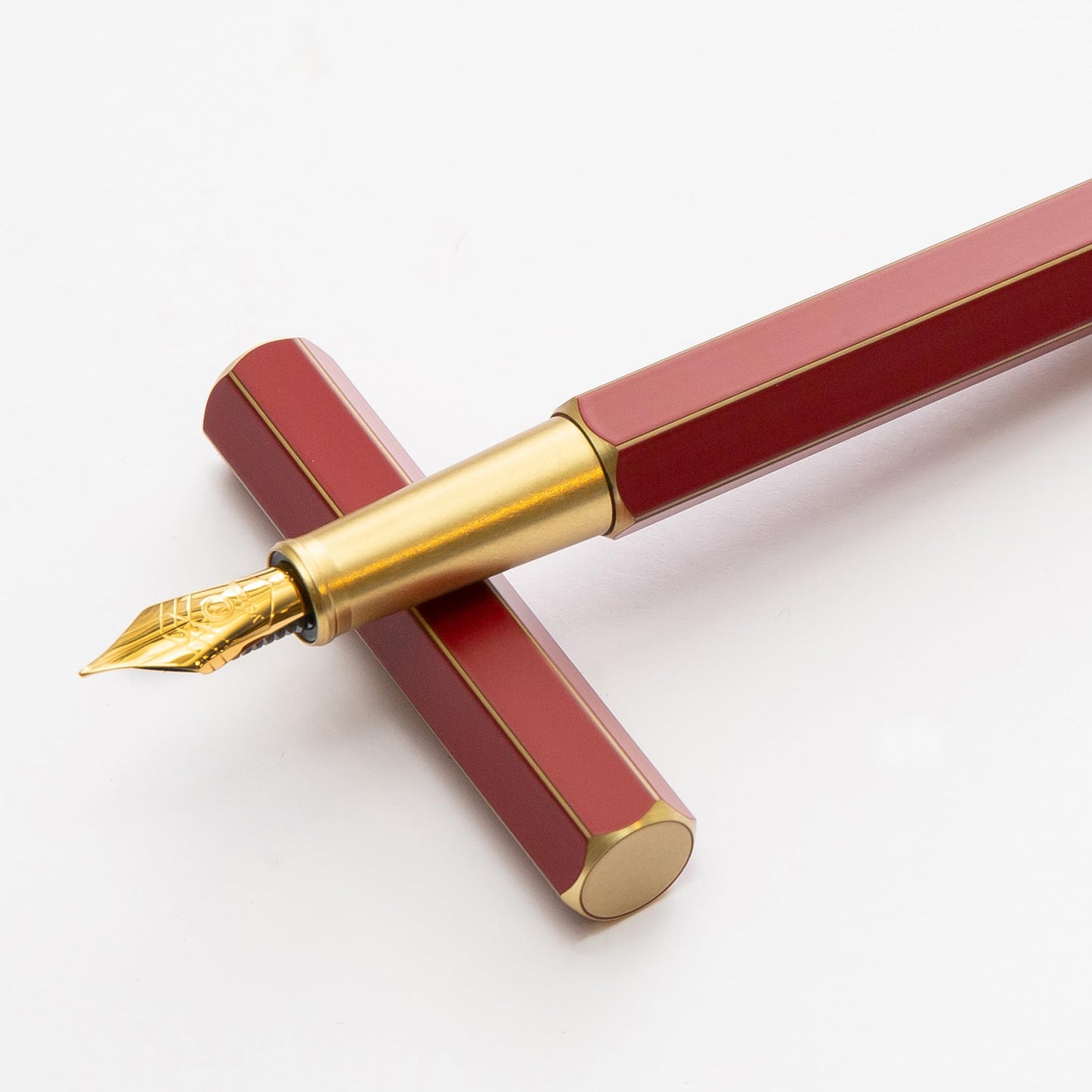 YSTUDIO Stunning Classic Revolve Fountain Pen, Schmidt Gilded Nib, Best Pen Gift Set for Men & Women, Professional, Executive Office, Nice Pens（red，M nib）