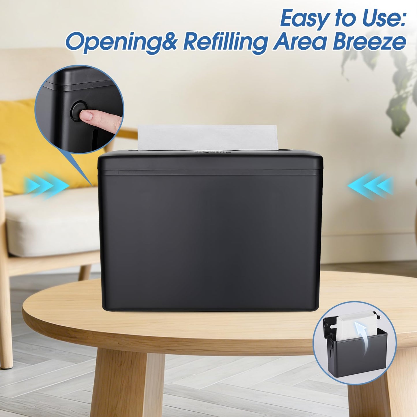 Countertop Paper Towel Dispenser, Large Capacity, Non-Slip Base, Compatible with Multifold, C-Fold & Z-Fold Towels, Ideal for Bathroom, Kitchen, Commercial & Office Use, Durable ABS Construction