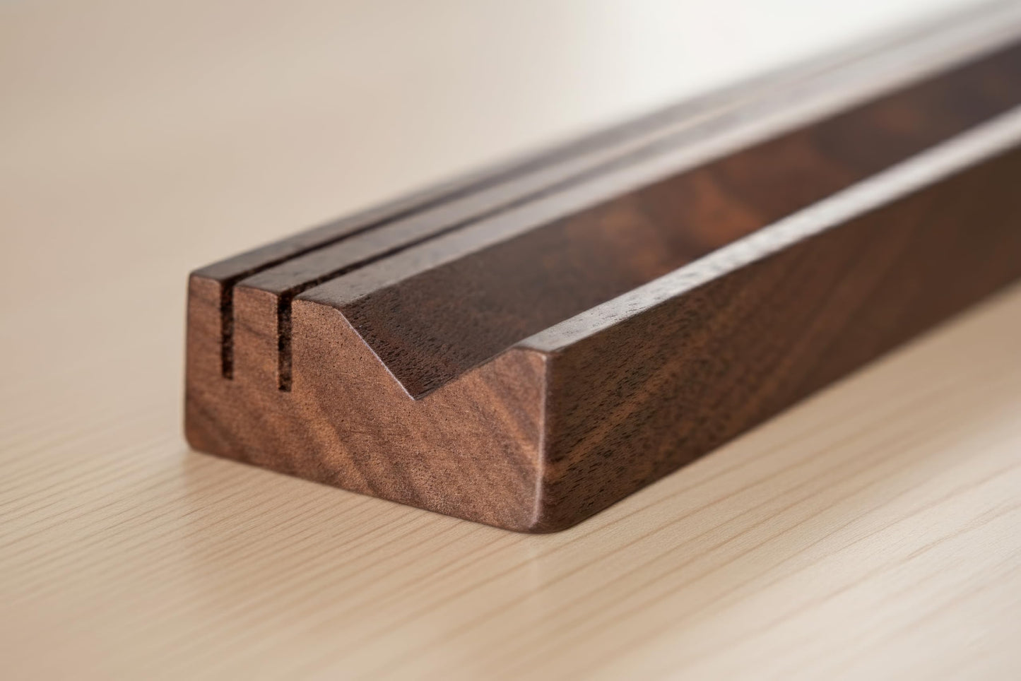 Minimalist Weekly Planner Desk Set – Solid Black Walnut Stand with Pen Tray, Double-Sided Planner & To-Do Cards (Walnut Stand and Planner Cards)