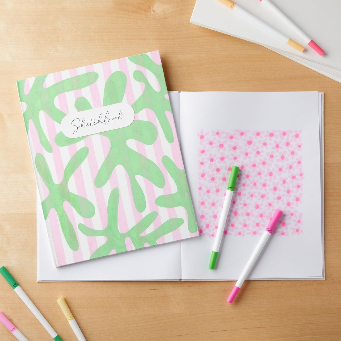 Paper Junkie Blank Books for Kids to Write Stories - 6-Pack 8.5 x 11 in White Hardcover - Unlined Sketchbooks & Writing Notebooks - Drawing Notebook & Blank Story Book