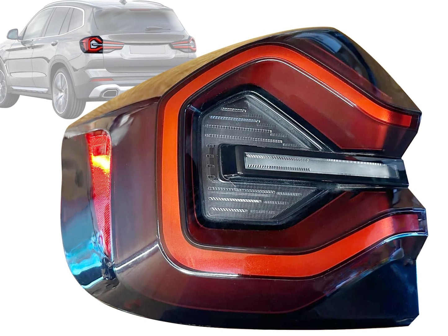 KAP Replacement LED Tail Lamp Rear Light for 2022 2023 2024 B-M-W X3 Outer Driver Left Side BM2804140C 63239463049 CAPA