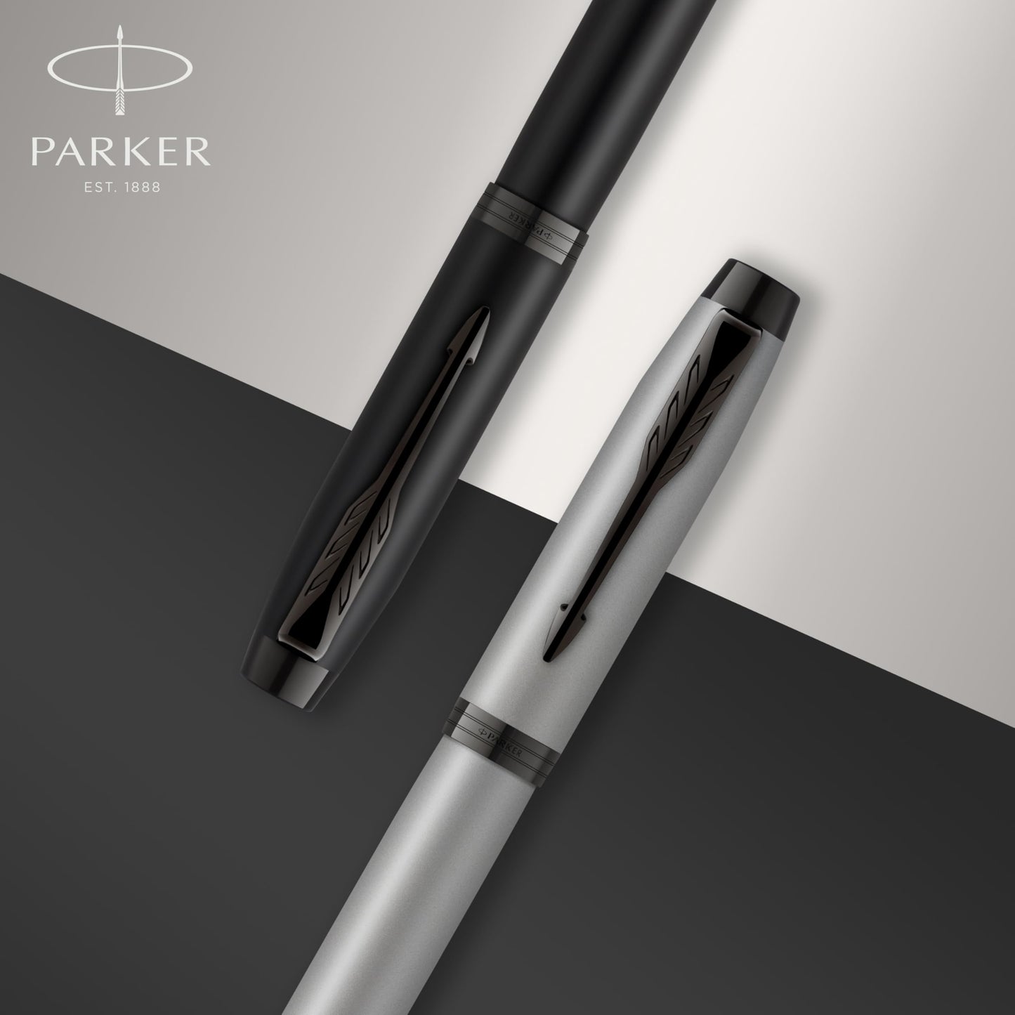Parker IM Rollerball Pen, Matte Blue, Fine Point, Includes Black Ink Refill - Smooth Writing, Sleek, Polished, Professional, Desk Essentials